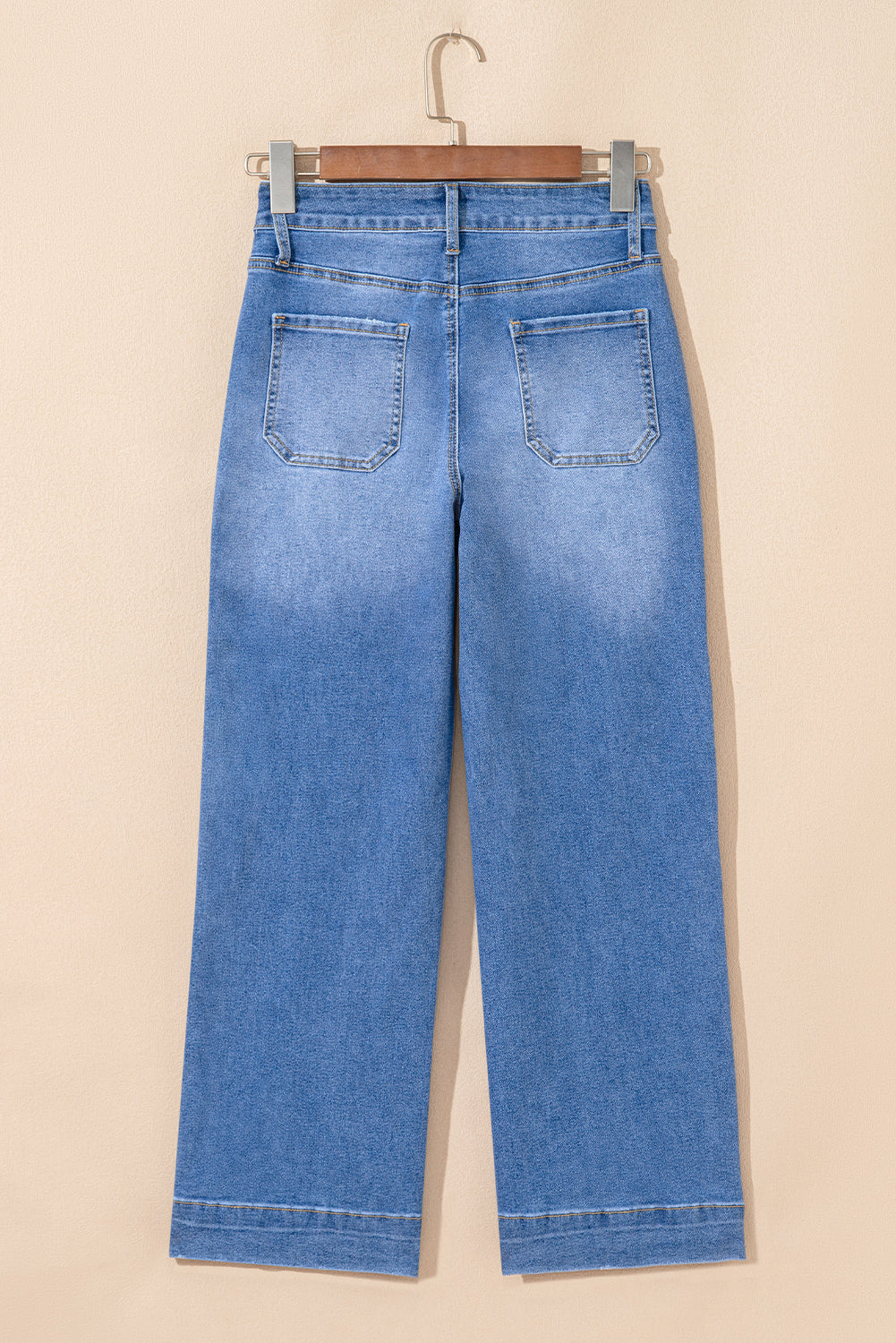 Women's Women's Cropped High Rise Wide Leg Jeans 3 Colours Sizes 4-16 at LivelyLooks
