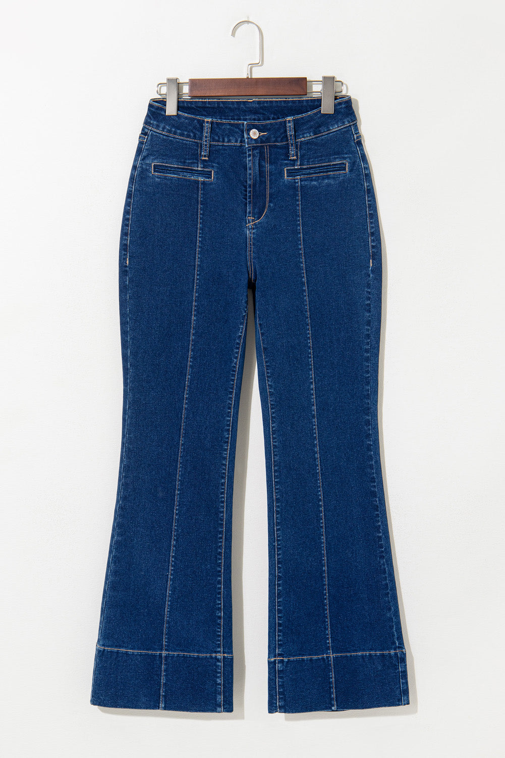 Women's Women's Deep Wash Straight Jeans Centre Seam Detail Sizes 4-16 at LivelyLooks