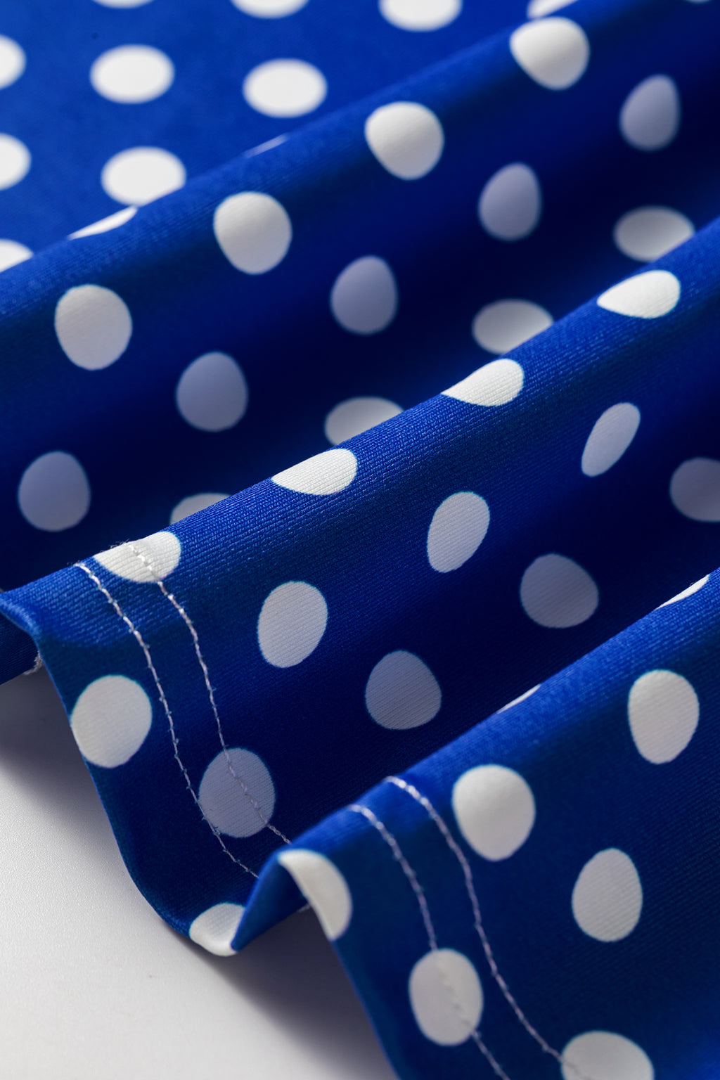 Polka Dot Halter Tank & Wide Leg Pants 2-Piece Set Blue & Pink