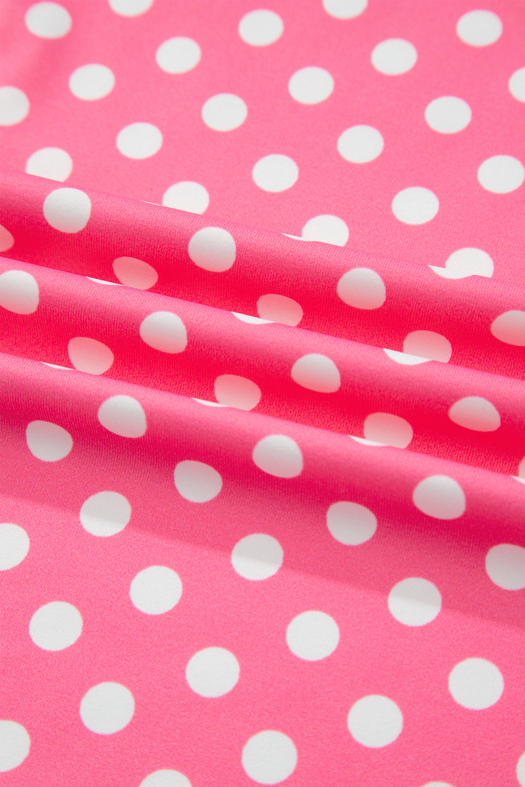 Polka Dot Halter Tank & Wide Leg Pants 2-Piece Set Blue & Pink