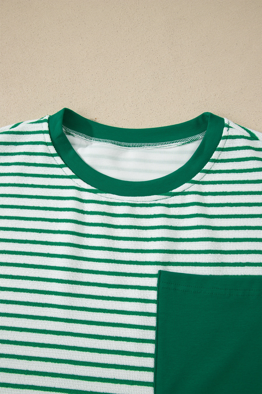 Stripe Crew Neck Tee & Drawstring Cropped Trousers Set | 4 Colours | Sizes 8-22