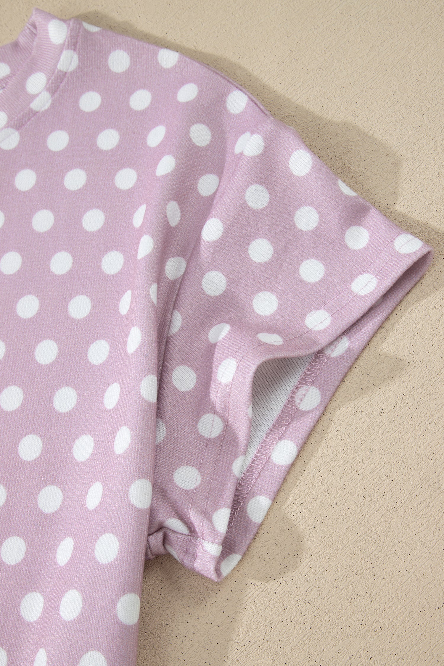LivelyLooks Polka Dot Print Short Sleeve Top & Shorts Co-ord Set S-2XL women's fashion