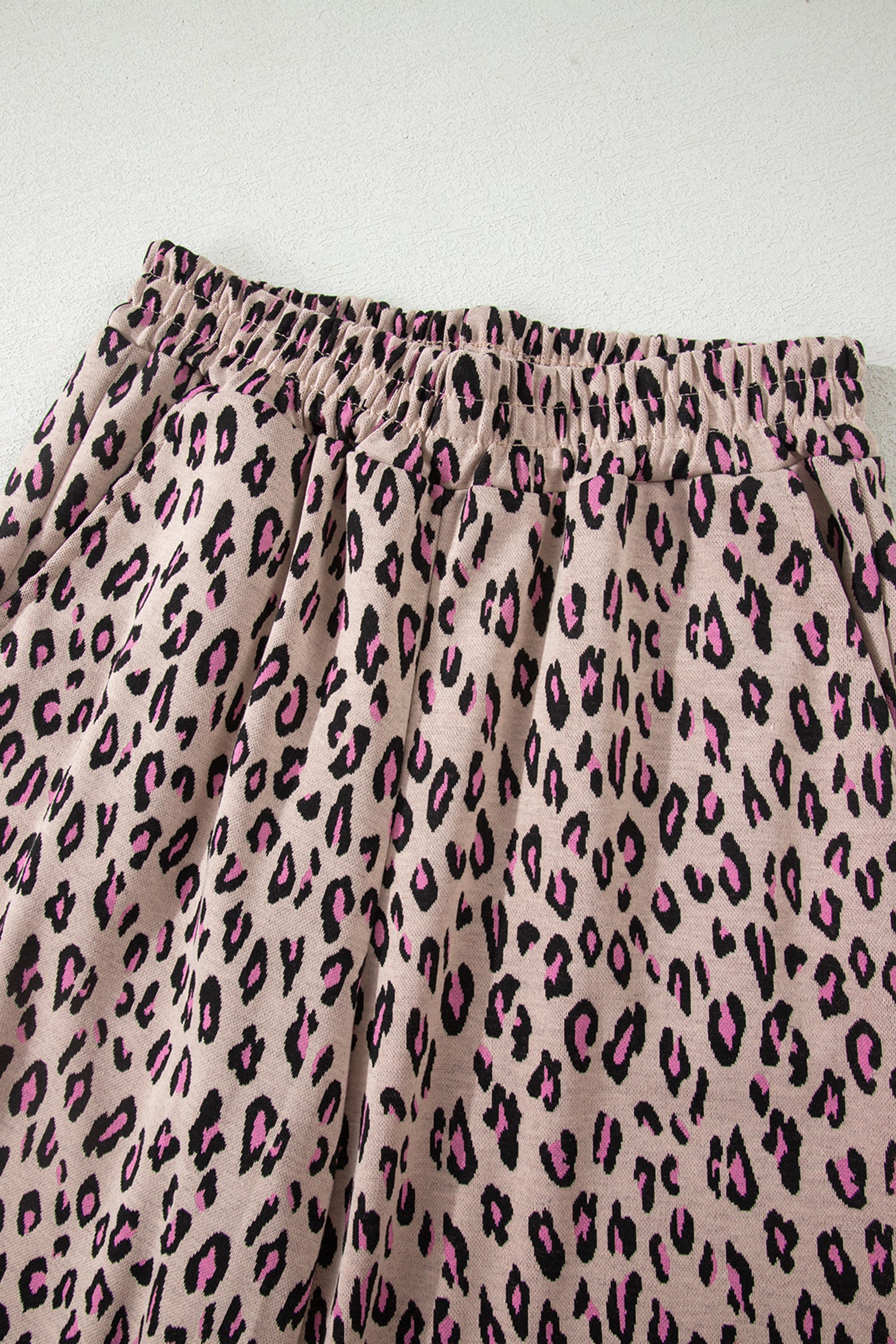 Pink Leopard Print Casual Tee & Pants Co-ord Set | UK 8–22