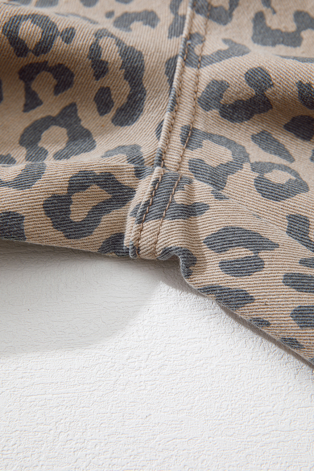 Shop Leopard Print Drawstring Elastic Waist Barrel Jeans UK 8-20 at LivelyLooks