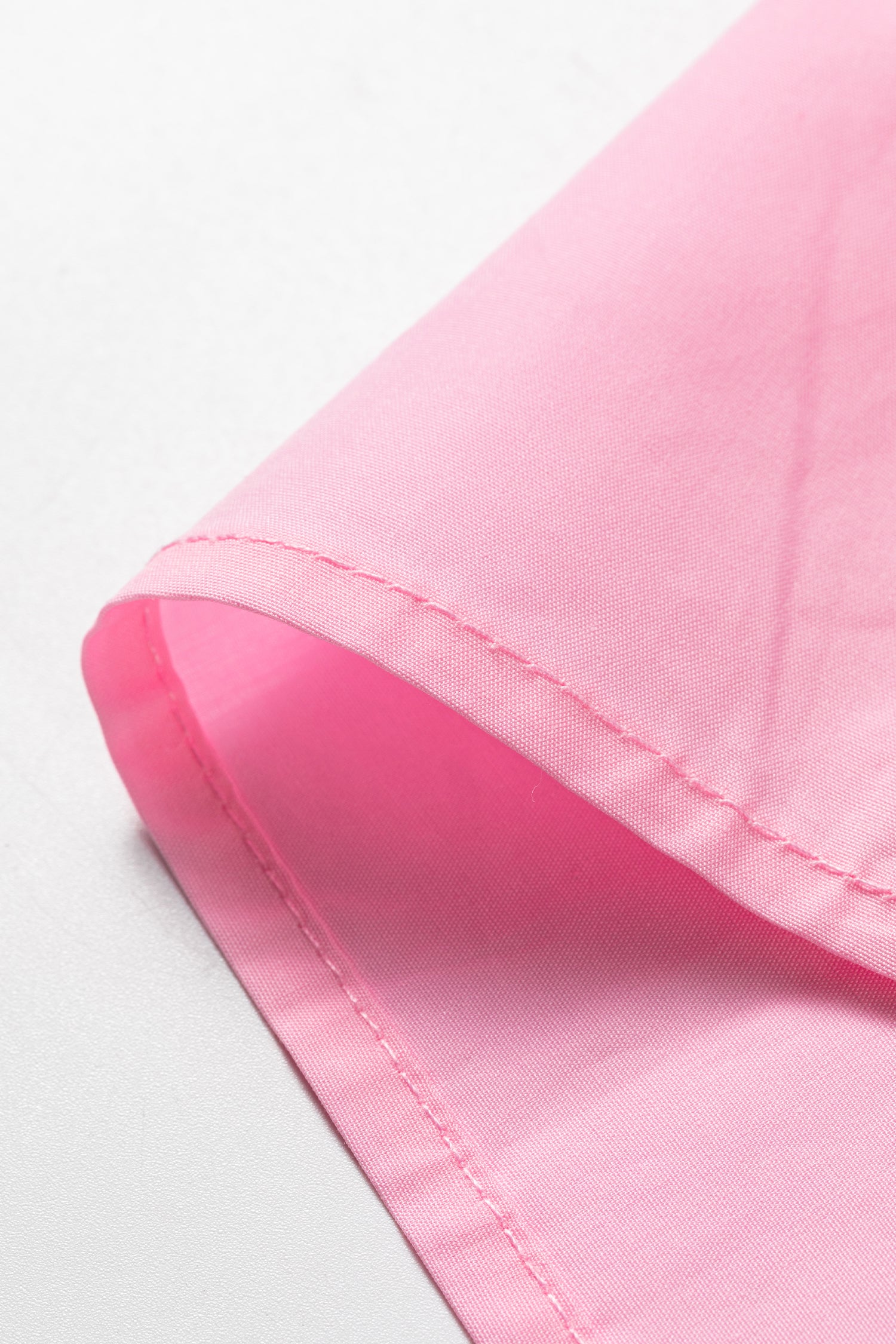 Pink Boho Embroidered Puff Sleeve Cotton Blouse | Sizes 8-22