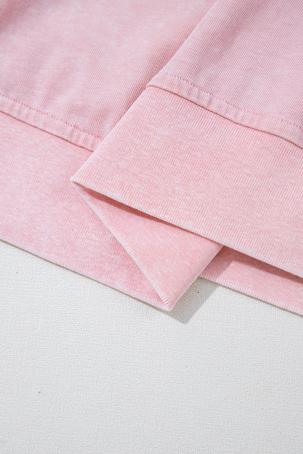 Women's Light Pink 2 Pieces Mineral Wash Cotton Tank Top Lined Split Skirt Set at LivelyLooks