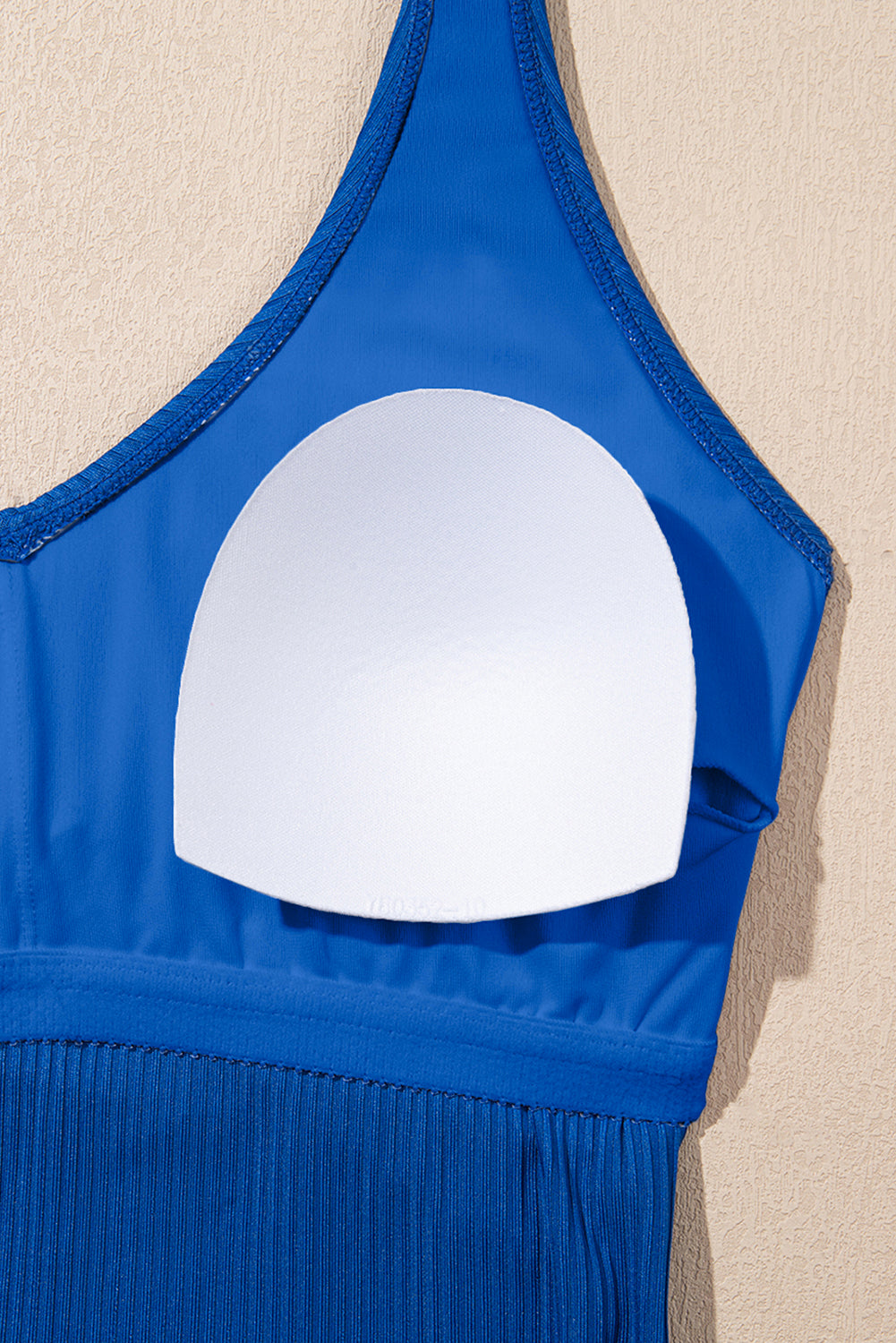Ribbed Knit Crossed Tank & Skort Tankini Set | Blue, Black, Burgundy & Navy | UK 8-22