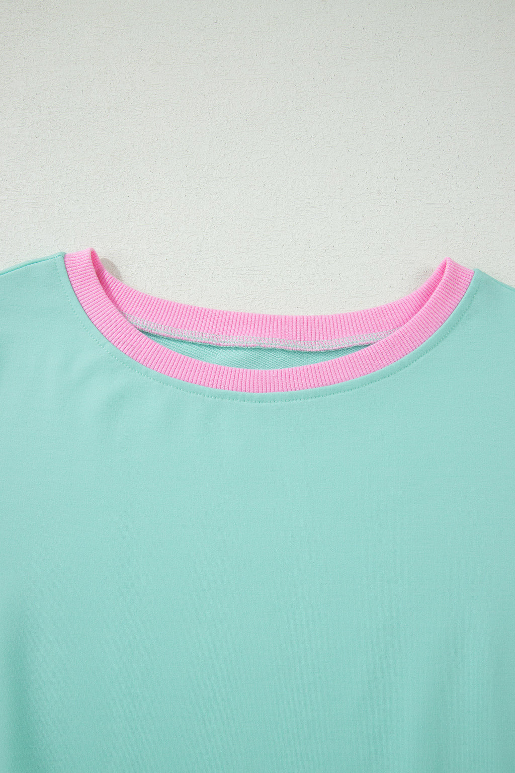 Colourblock Drop Shoulder T-Shirt & Skort 2-Piece Set Beige Black Green