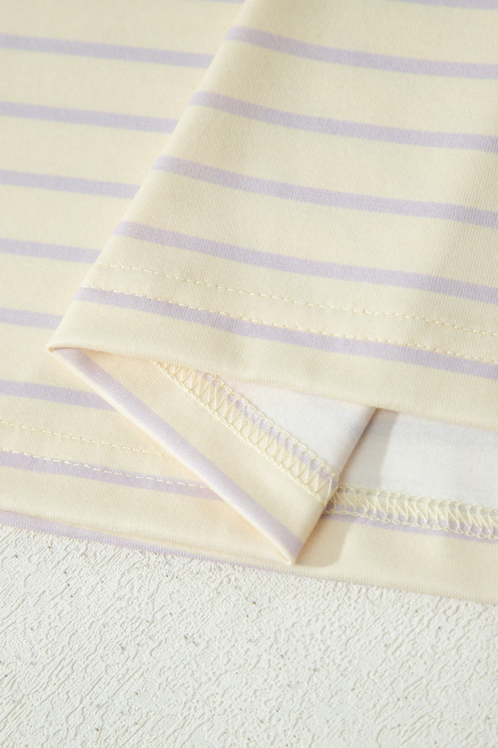 Yellow Stripe Relaxed Tee & Drawstring Shorts Co-ord Set | UK 8–22