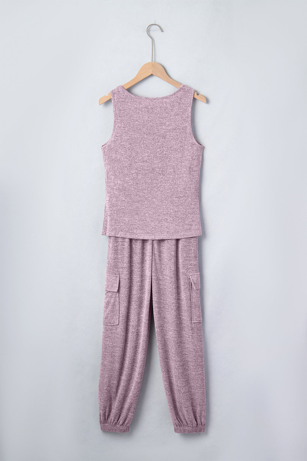 Casual Tank Top & Drawstring Jogger Set