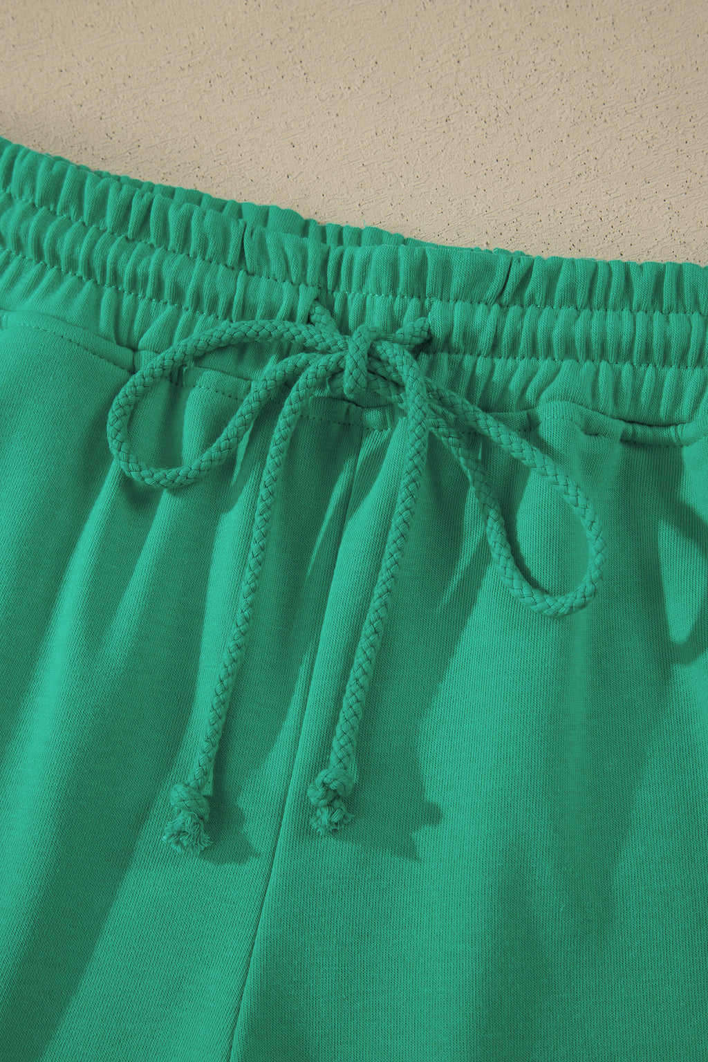 Loose Tee Drawstring Shorts Co-ord Set Mist Blue Sea Green S-XL