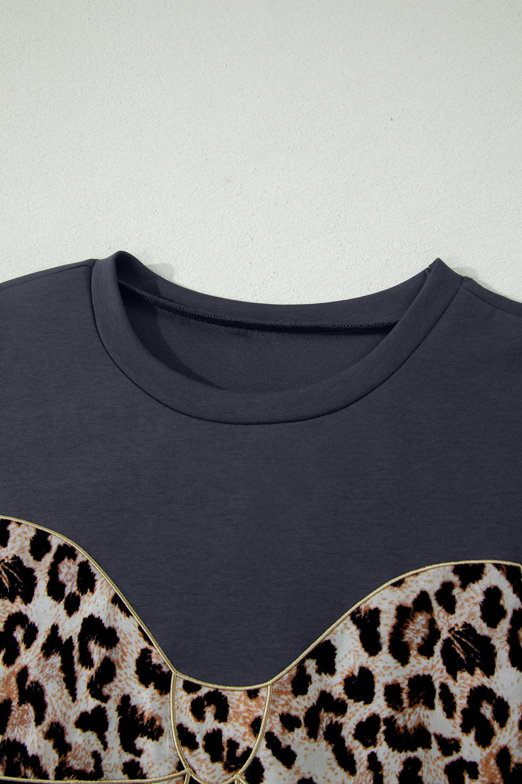 White Grey Leopard Bow T-Shirt Maxi Dress Thigh Slit Cuffed UK 8-22