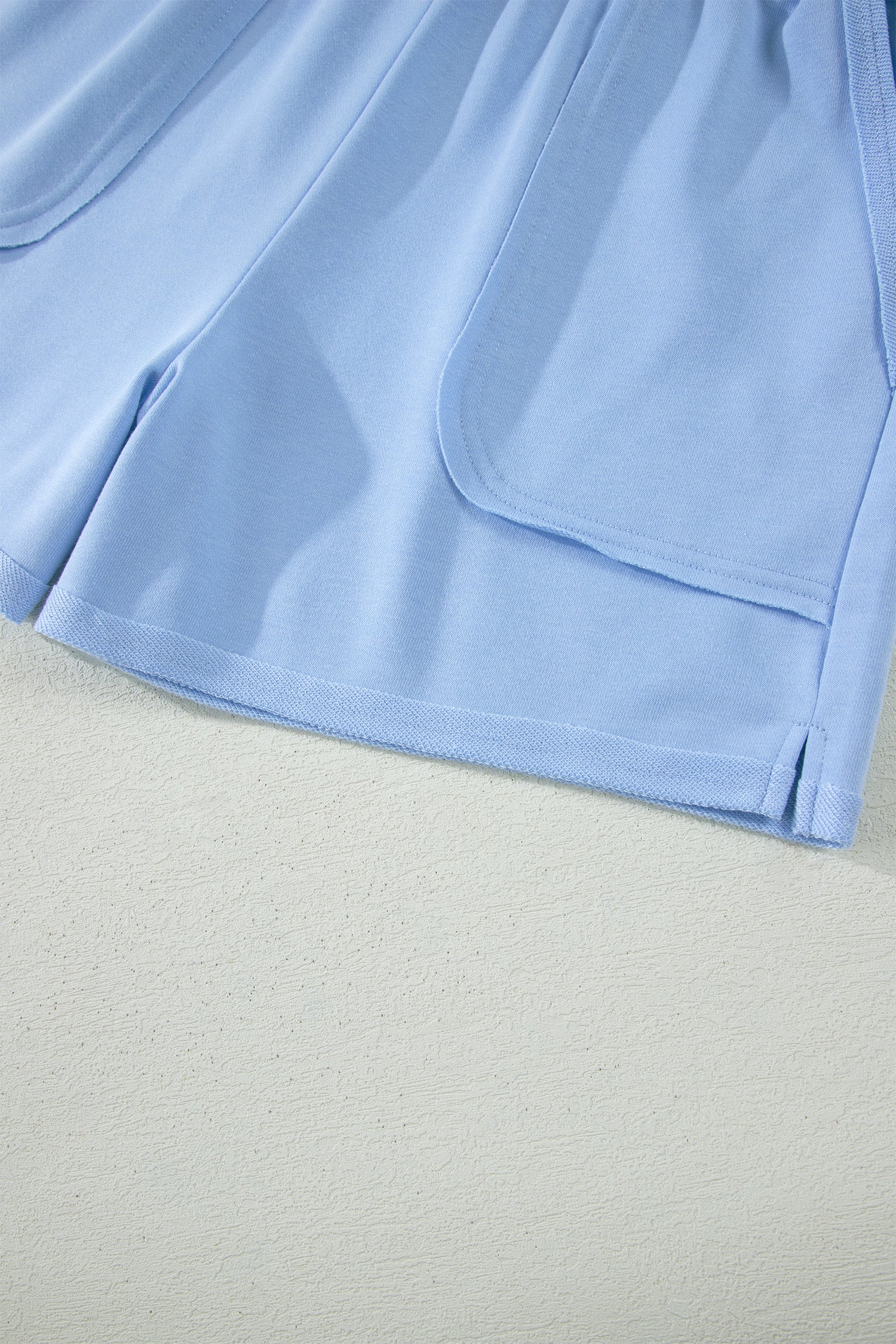 LivelyLooks Yellow & Blue Loose Polo Tee & Elastic Waist Shorts Co-ord Set | S-XL women's fashion
