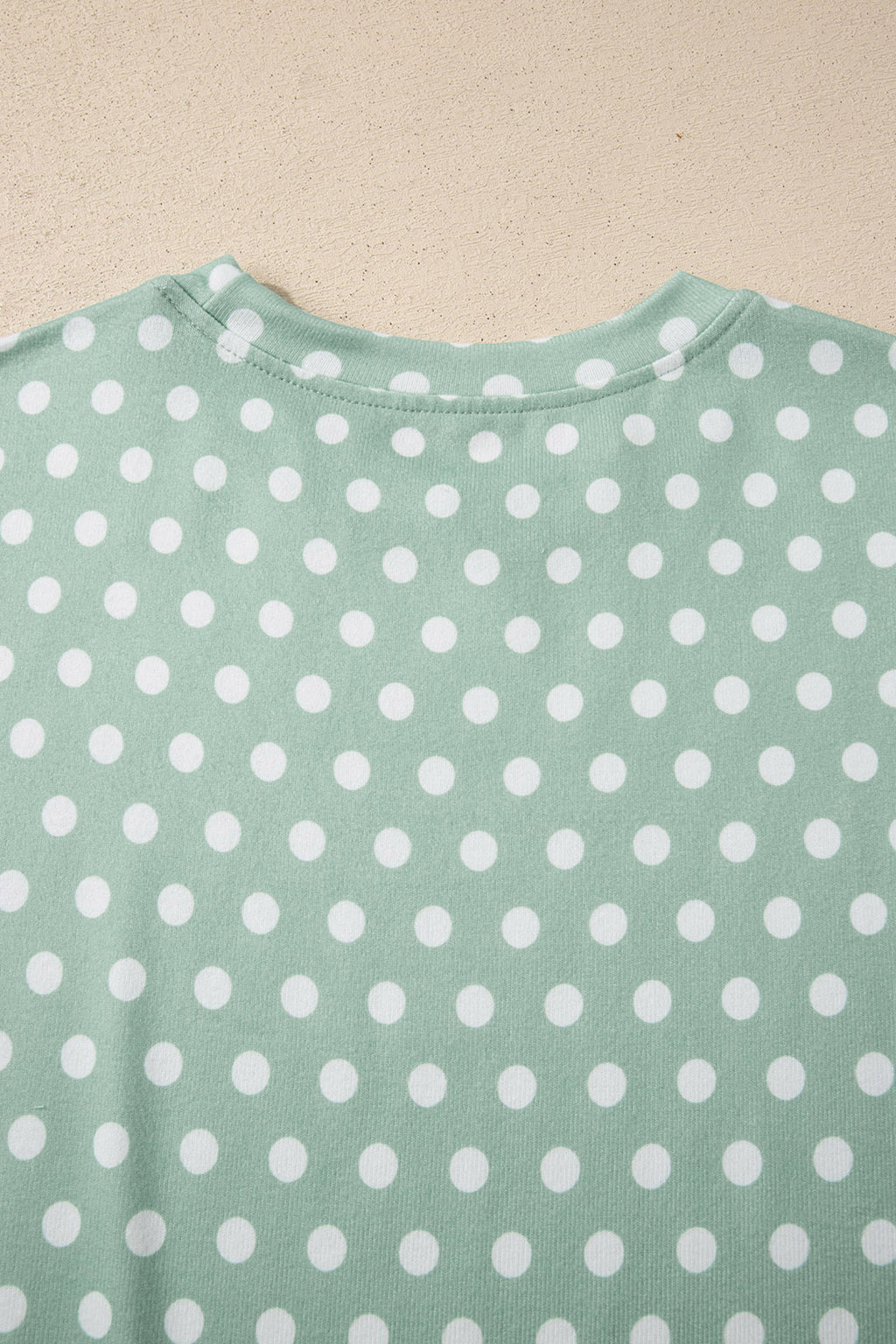 Women's Polka Dot Print Short Sleeve Top & Shorts Co-ord Set S-2XL at LivelyLooks
