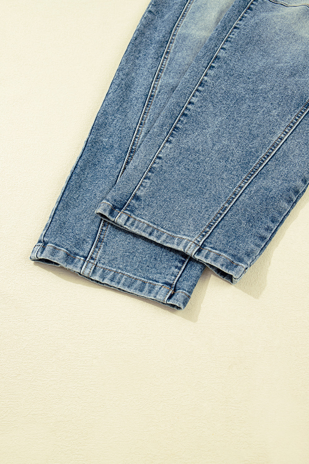 Women's Women's Vintage Washed Shift Jeans Seam Detail Wide Leg Sizes 4-16 at LivelyLooks