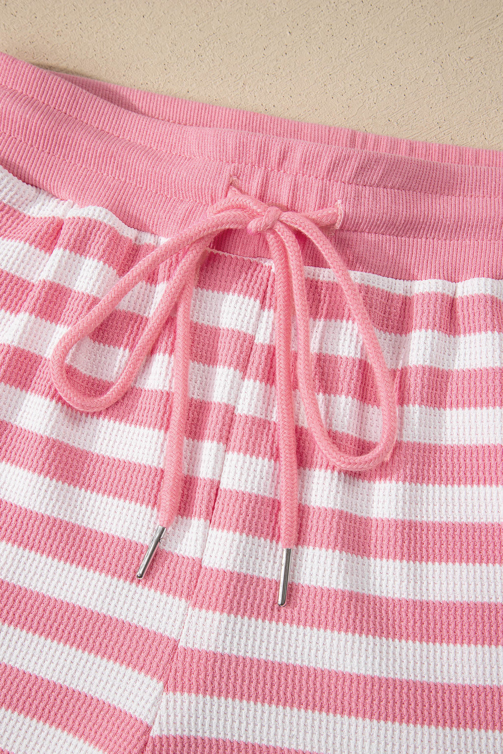 LivelyLooks Women's Stripe Puff Sleeve Top & Shorts Matching Set S-2XL women's fashion