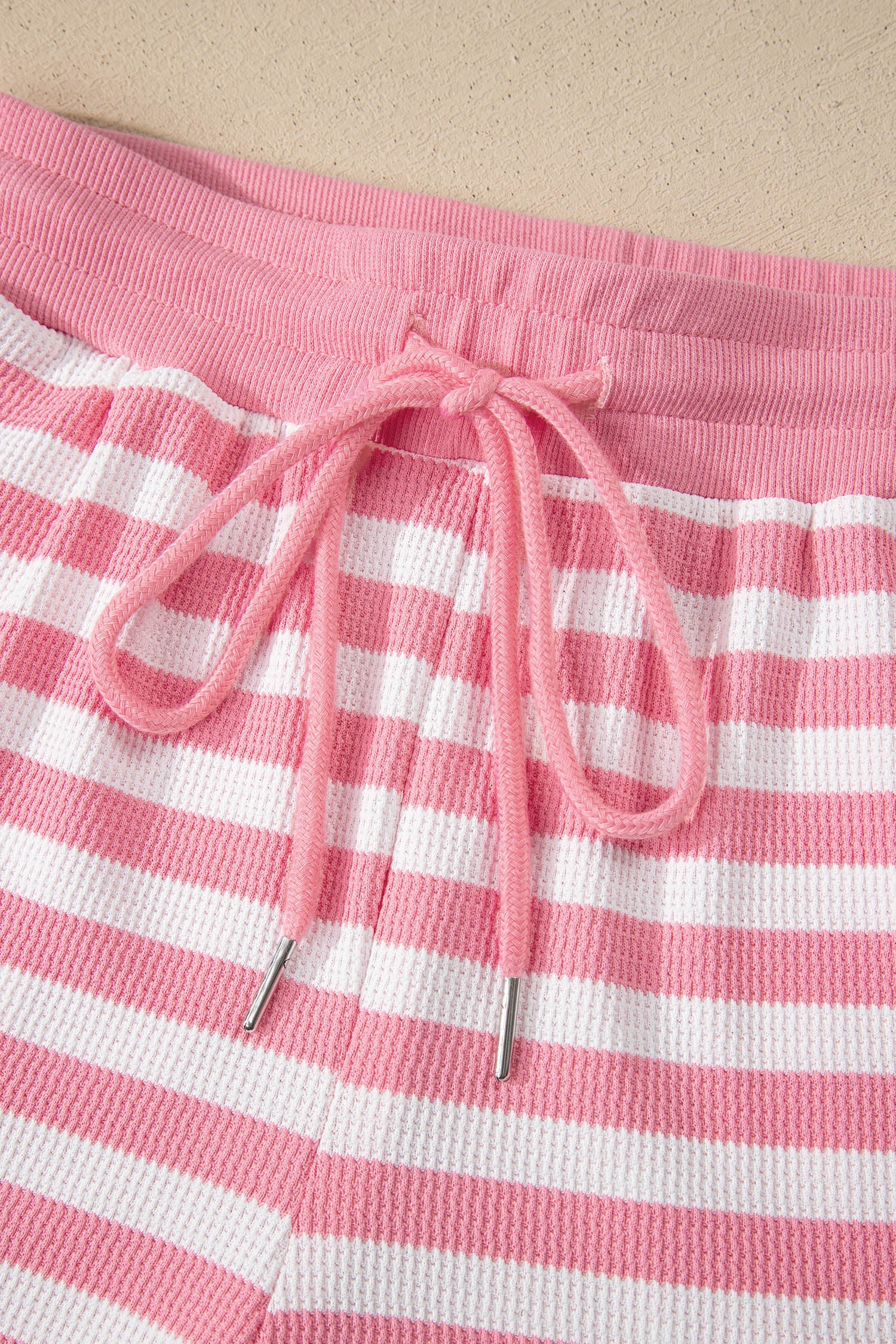 LivelyLooks Women's Stripe Puff Sleeve Top & Shorts Matching Set S-2XL women's fashion