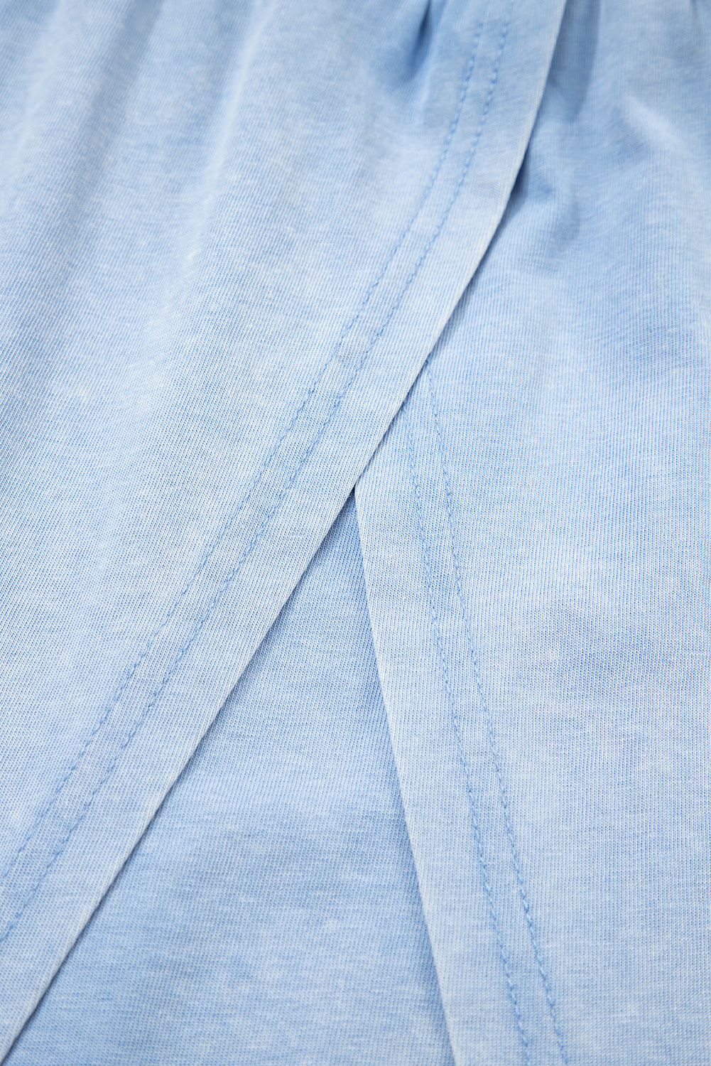 LivelyLooks Blue Mineral Wash Cotton Tank Top & Split Skirt Set | S-XL women's fashion