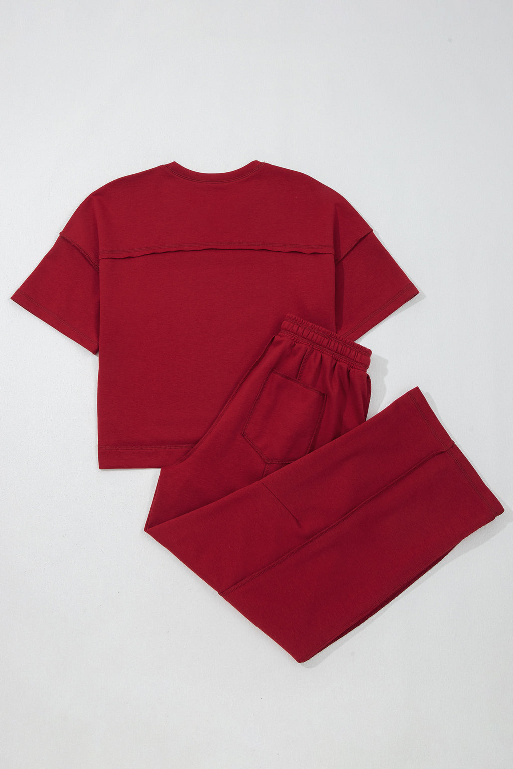 Drop Shoulder Boxy Tee & Barrel Pants Co-ord Set | Multiple Colours | UK 8–26