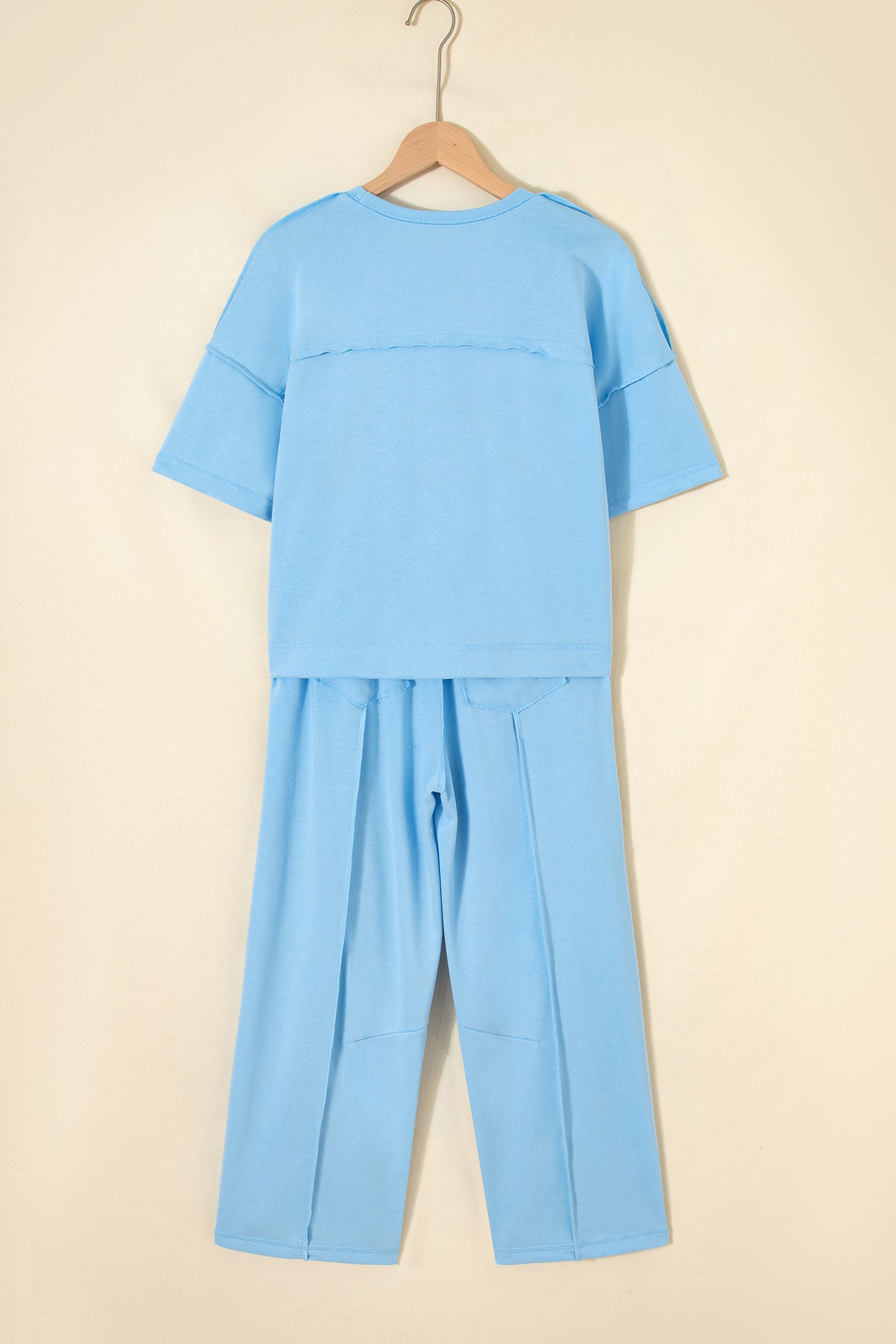 Drop Shoulder Boxy Tee & Barrel Pants Co-ord Set | Multiple Colours | UK 8–26