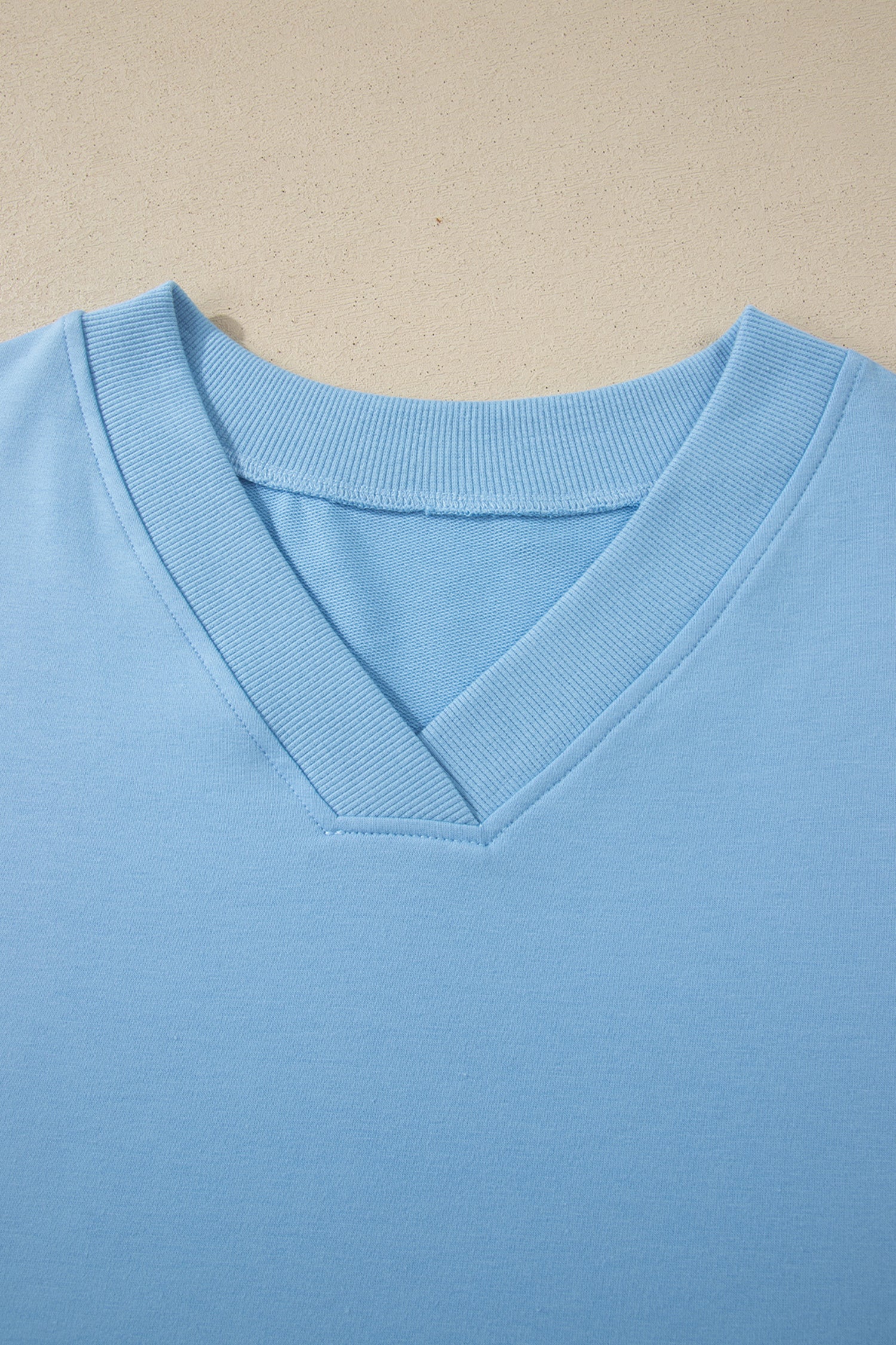 V-Neck Tee & Drawstring Pant Set | Apricot Pink, Mint Green, Bonbon & Beau Blue