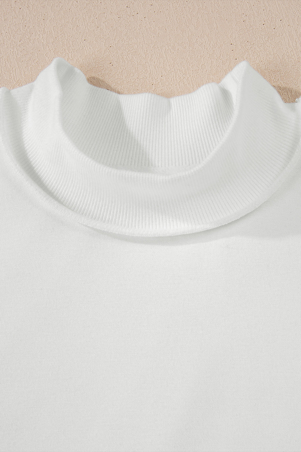 Carrot Oversized Reversible Sweatshirt Drop Shoulder Mock Neck Women S-XL