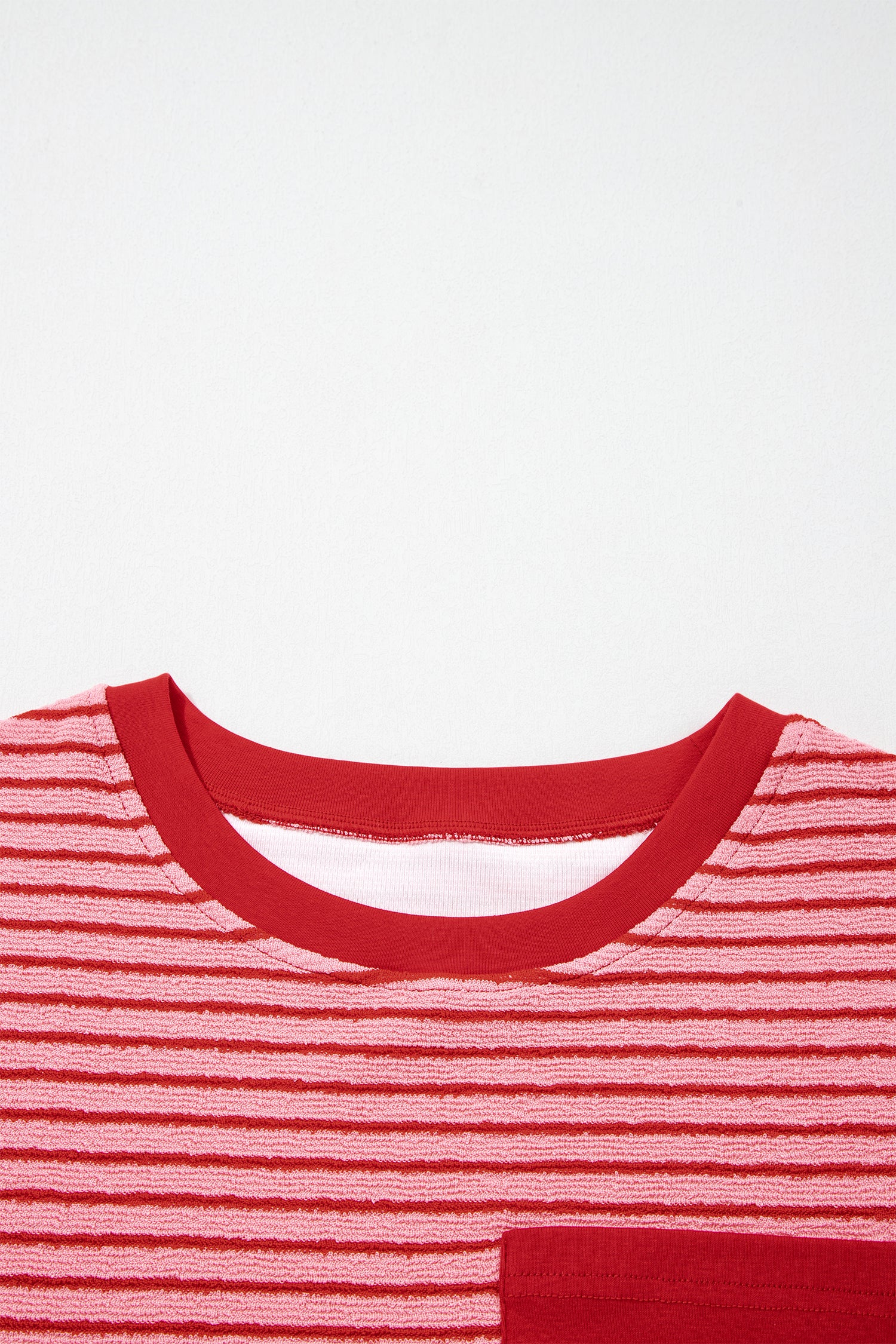 Stripe Crew Neck Tee & Drawstring Cropped Trousers Set | 4 Colours | Sizes 8-22