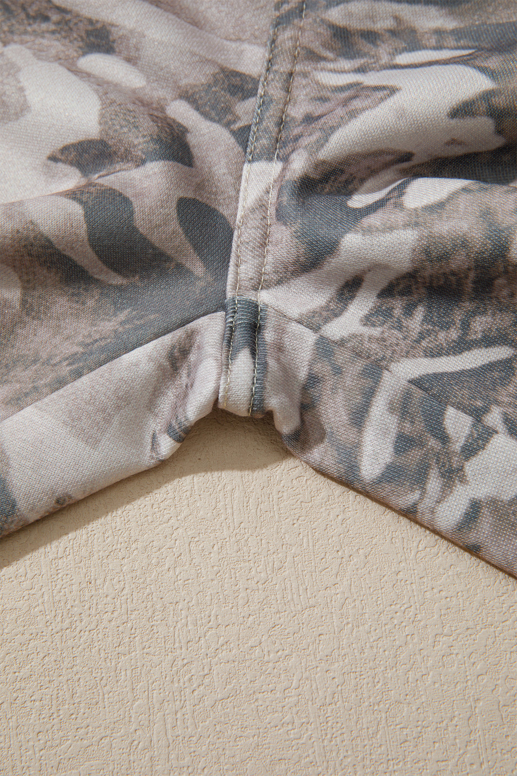 Camouflage Print Drawstring Pants Striped Side Panel Green Khaki Women S-XL