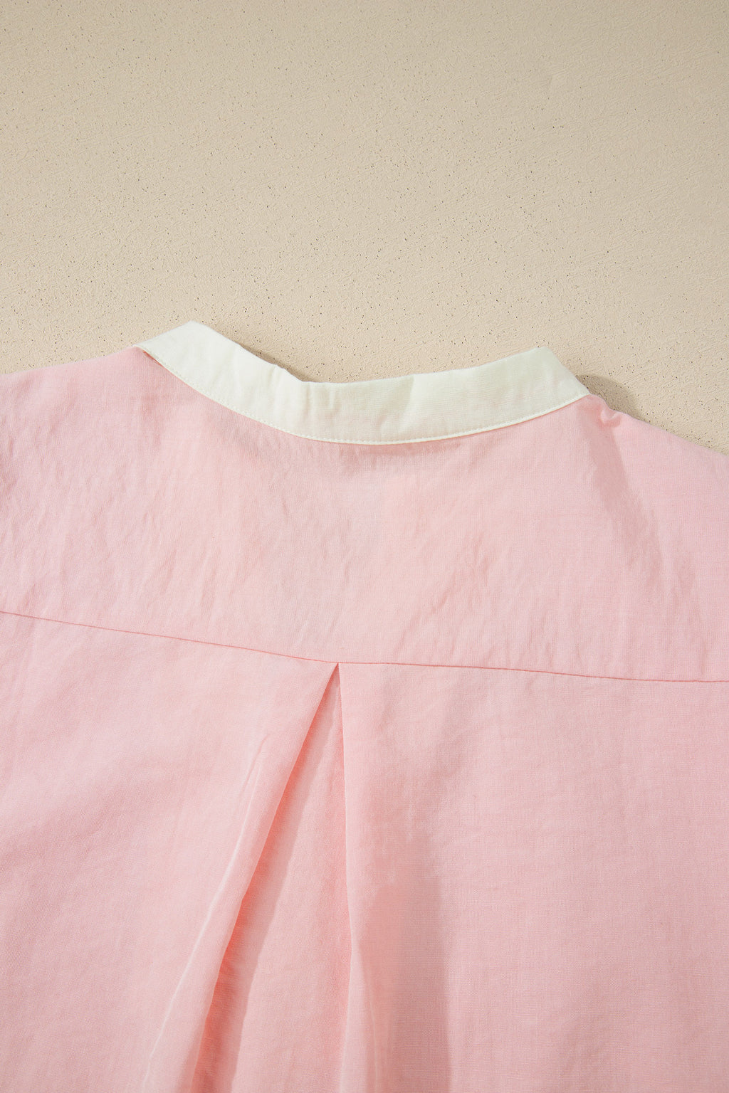 LivelyLooks Scallop Colour Block Trim Puff Sleeve Mini Dress Pink & Green women's fashion