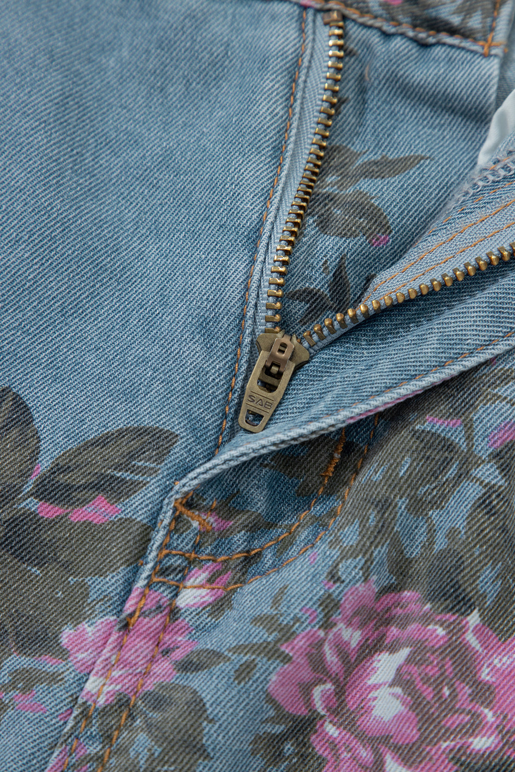 Shop Blue Garden Floral Print Bootcut Jeans | UK Sizes 6-18 at LivelyLooks