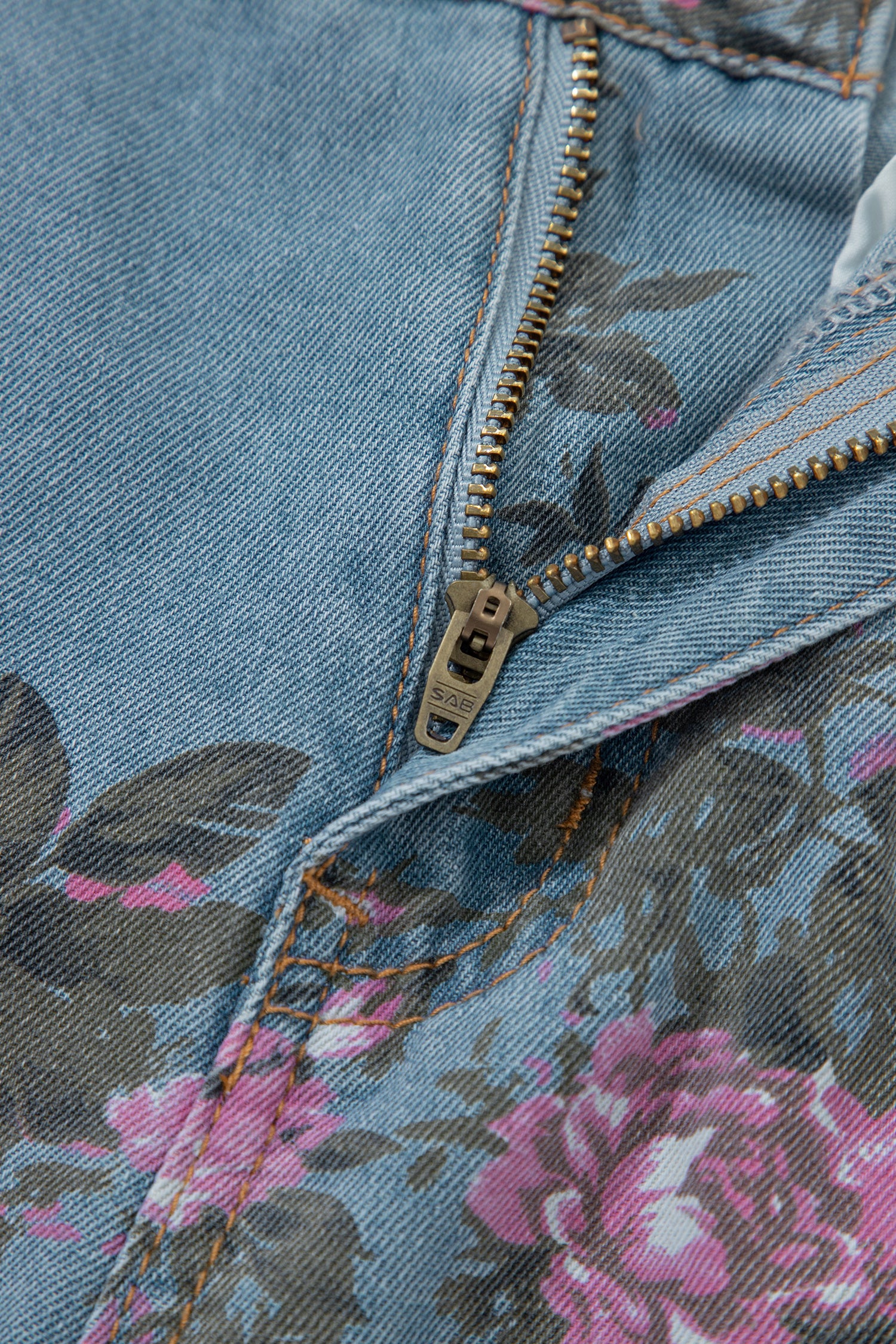 Shop Blue Garden Floral Print Bootcut Jeans | UK Sizes 6-18 at LivelyLooks