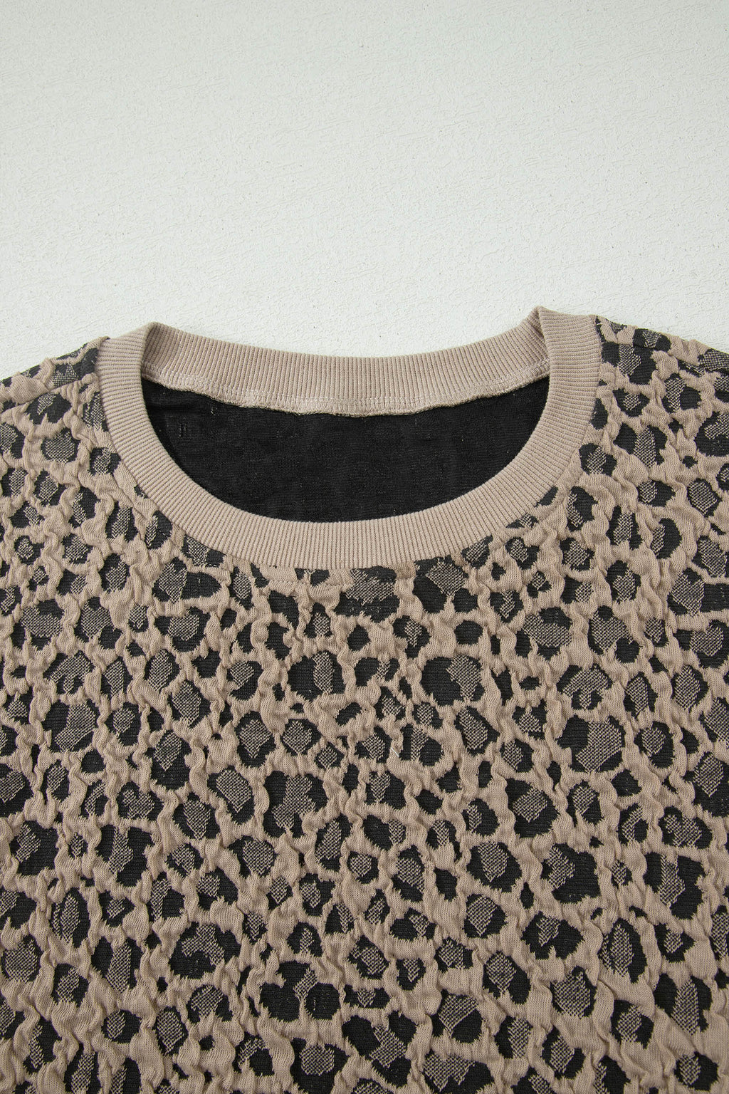 Women's Khaki Leopard Textured Sleeveless Mini Dress with Pockets at LivelyLooks