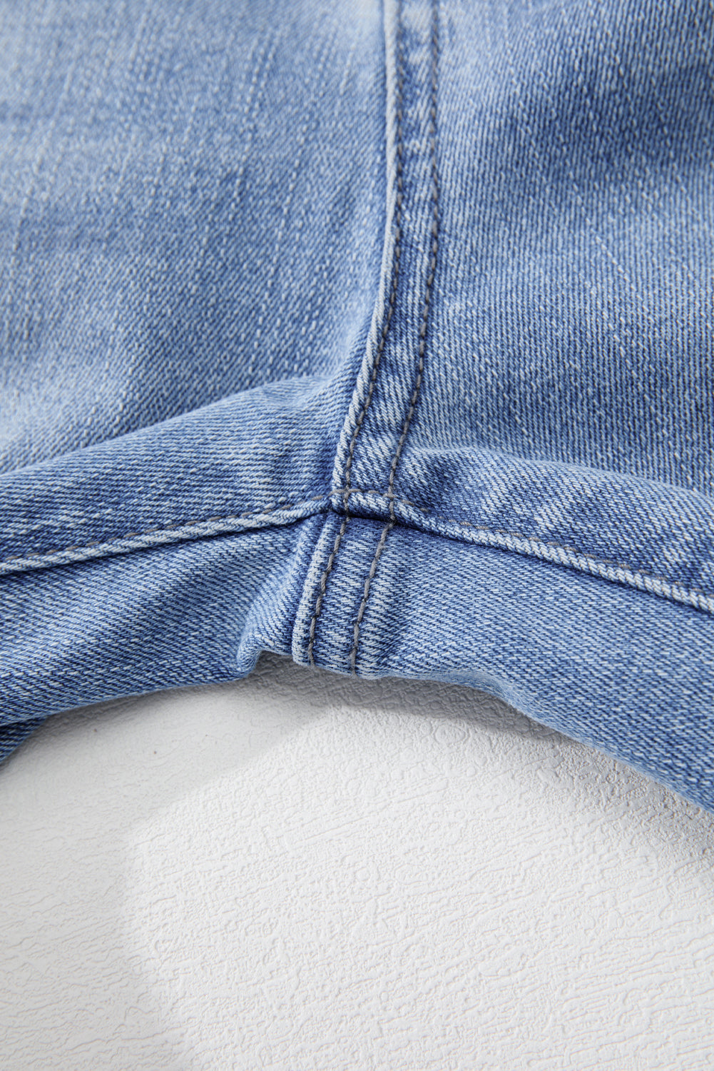 Women's Women's Mineral Wash Flared Jeans Raw Hem High Waist Sizes 4-16 at LivelyLooks