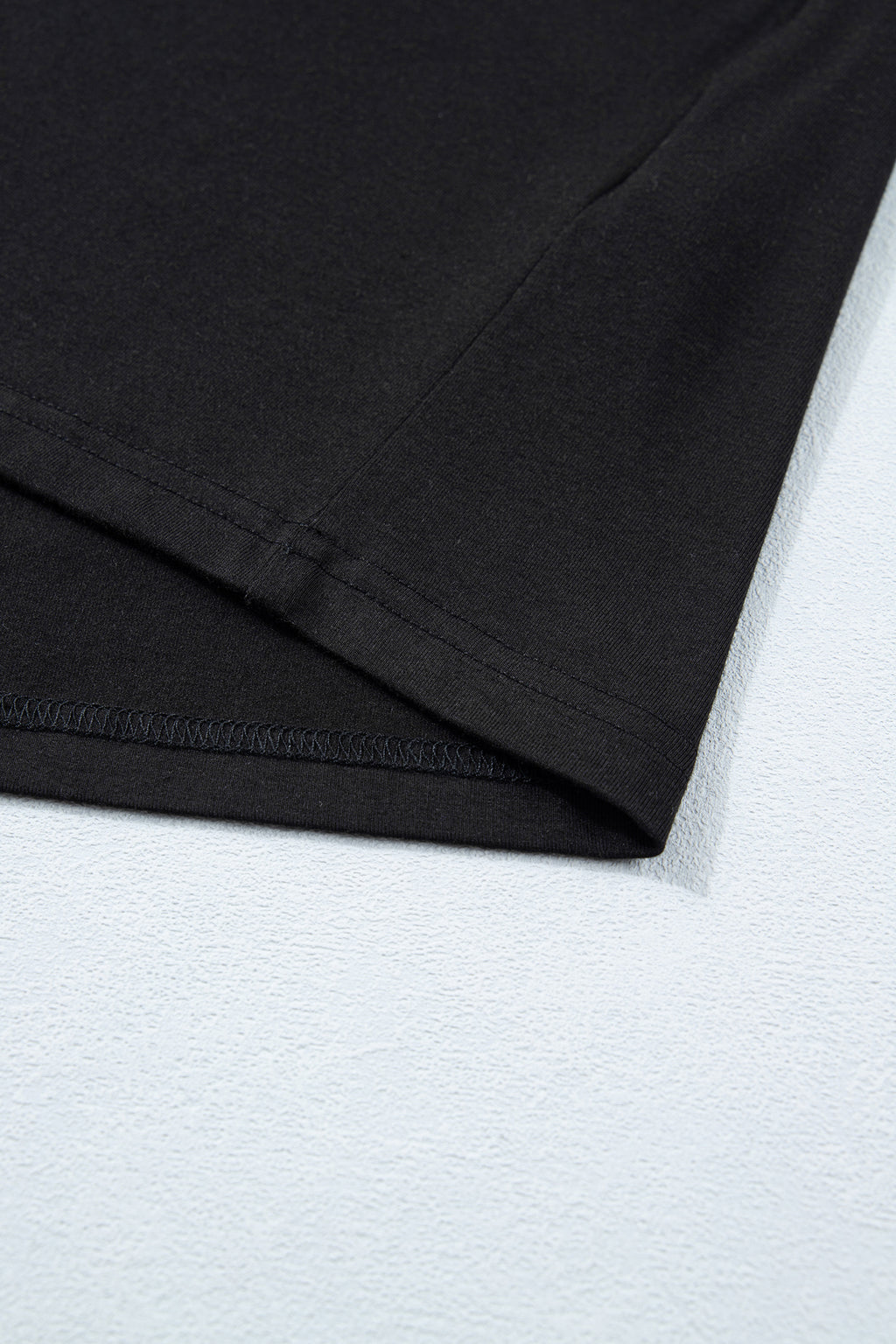 Oversized Tee & Tie Wrap Mini Skort 2pcs Set | Black & Laurel Green