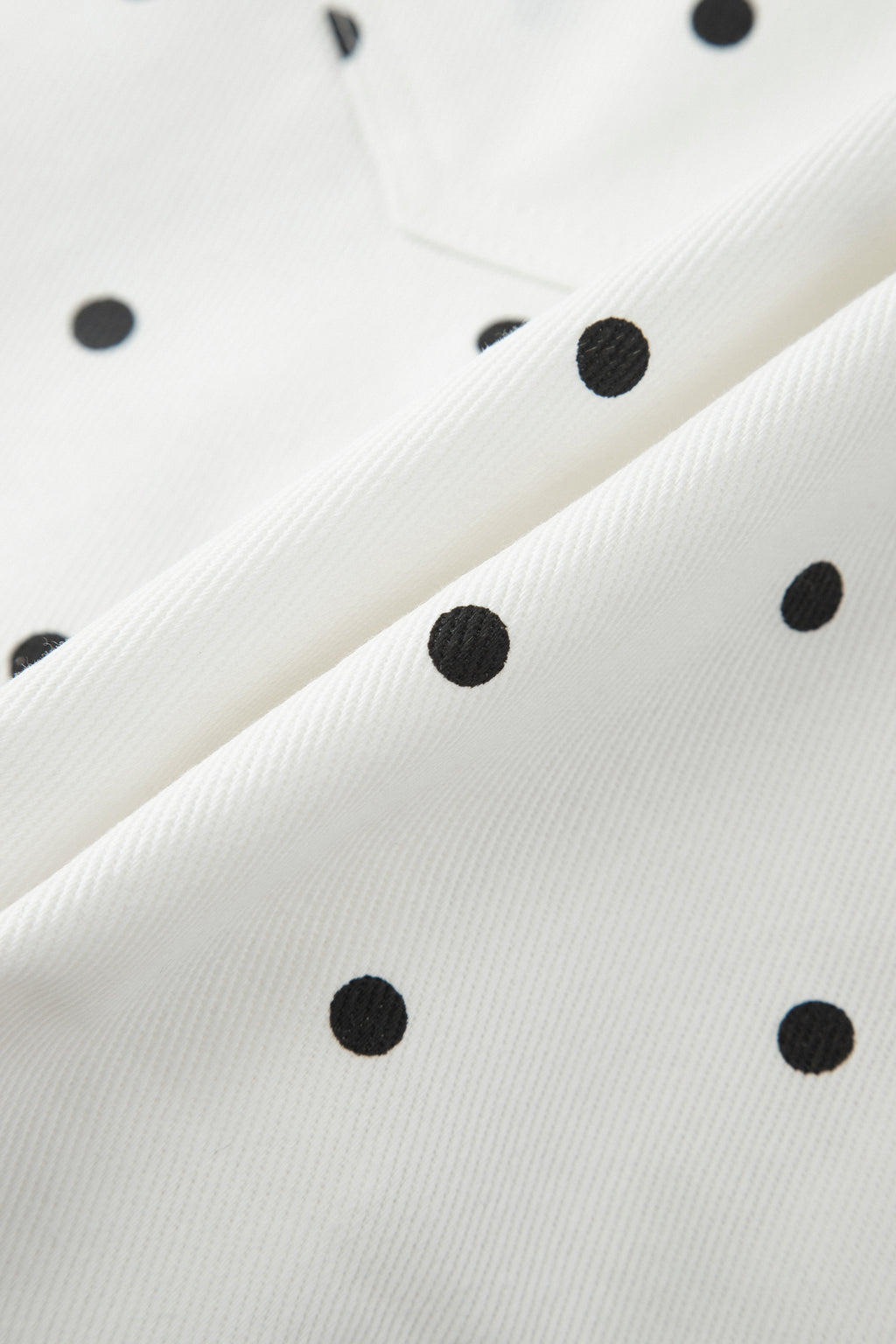 Women's White Polka Dot Embroidered Scallop Hem Shorts | UK 8-20 at LivelyLooks