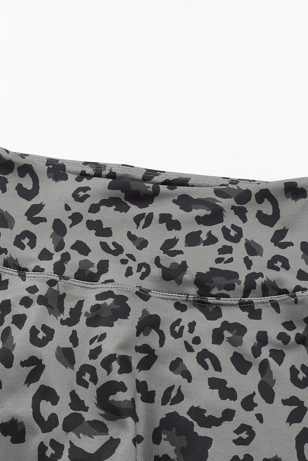 Shop Grey Classic Leopard Print Active Leggings Animal Pattern Gym Yoga Sports Tights at LivelyLooks