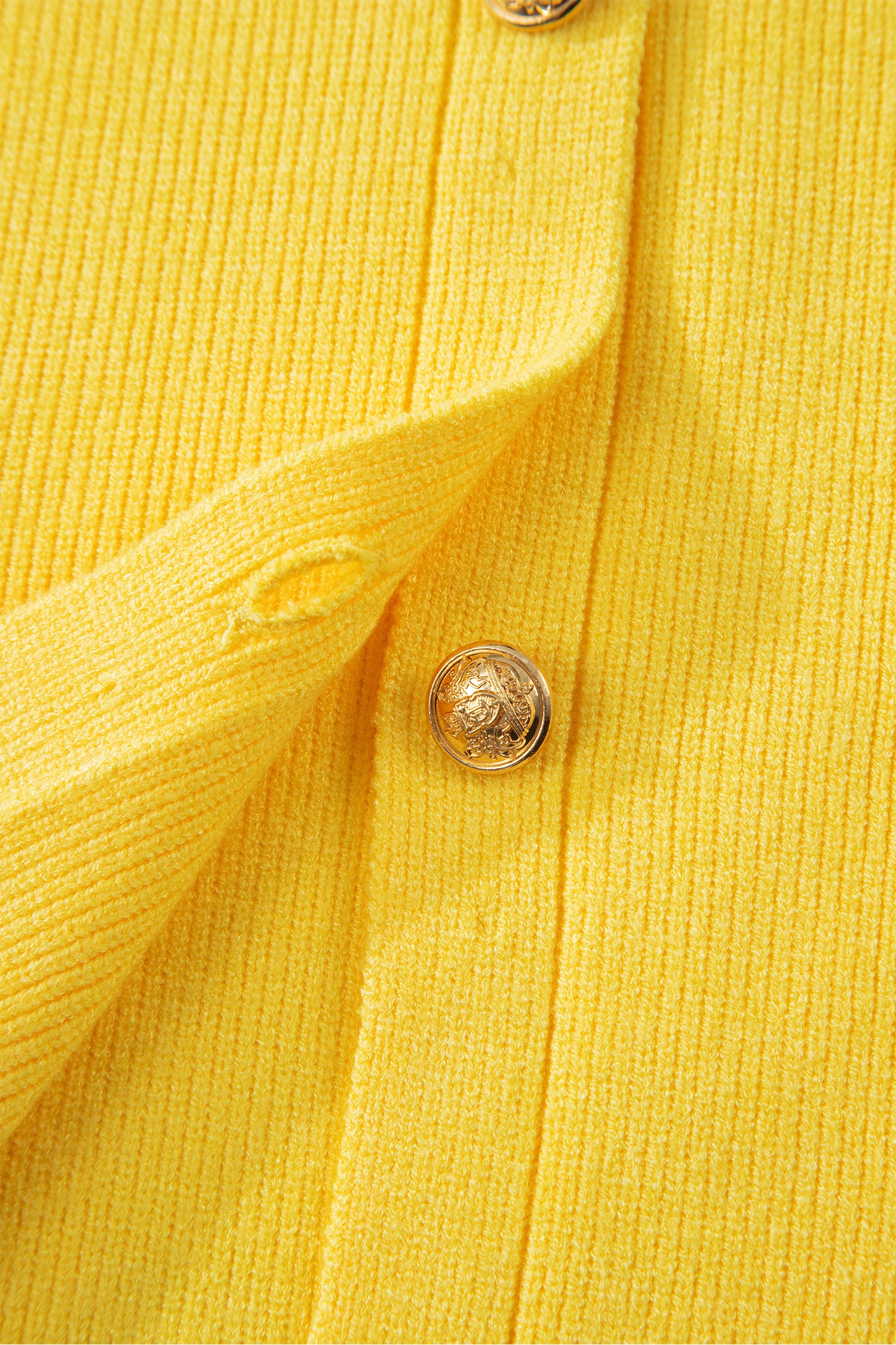 Shop White Yellow Sleeveless Knit Button Sweater Vest Pockets S-XL at LivelyLooks