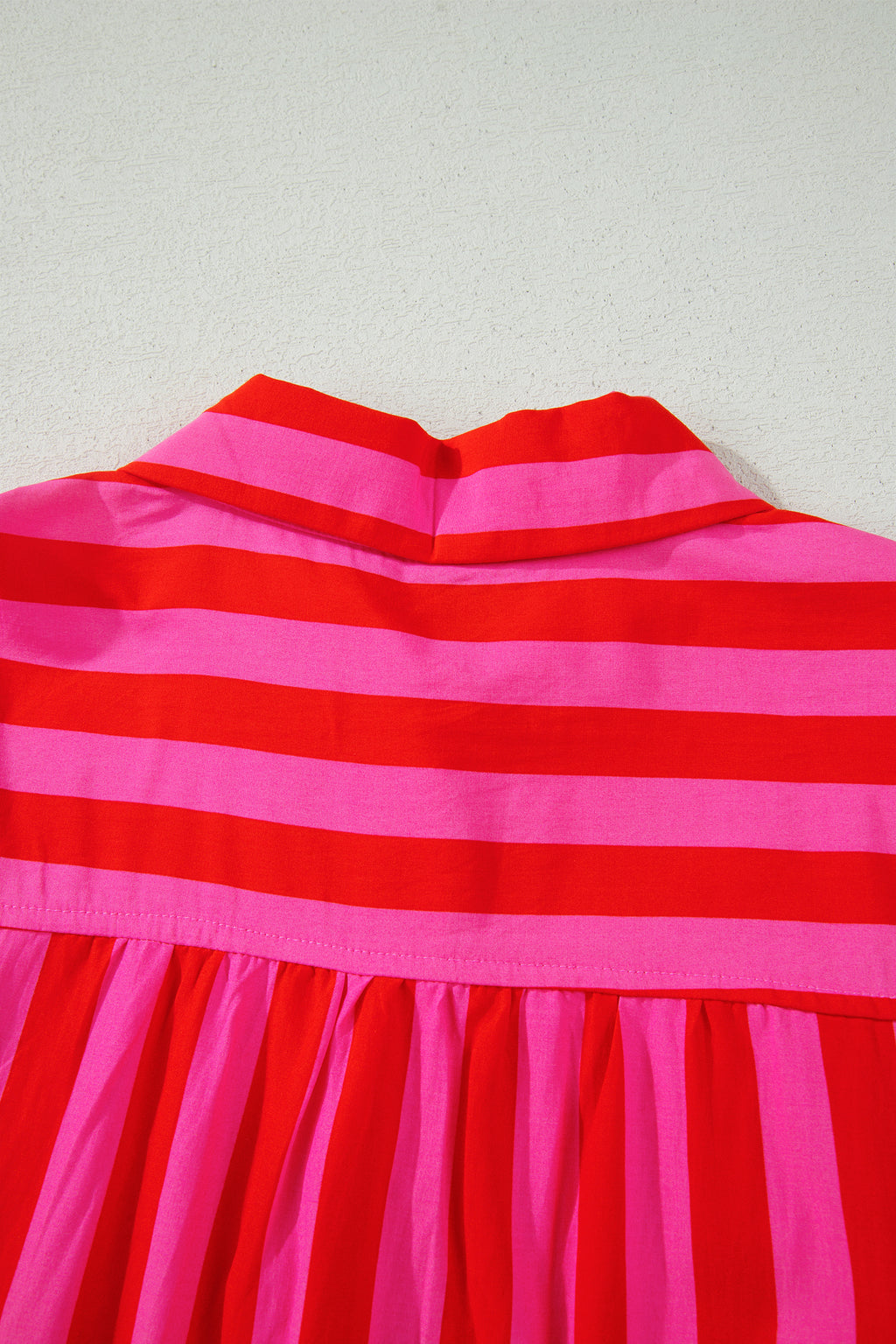 LivelyLooks Stripe Tie Puff Sleeve Women's Button Down Shirt women's fashion