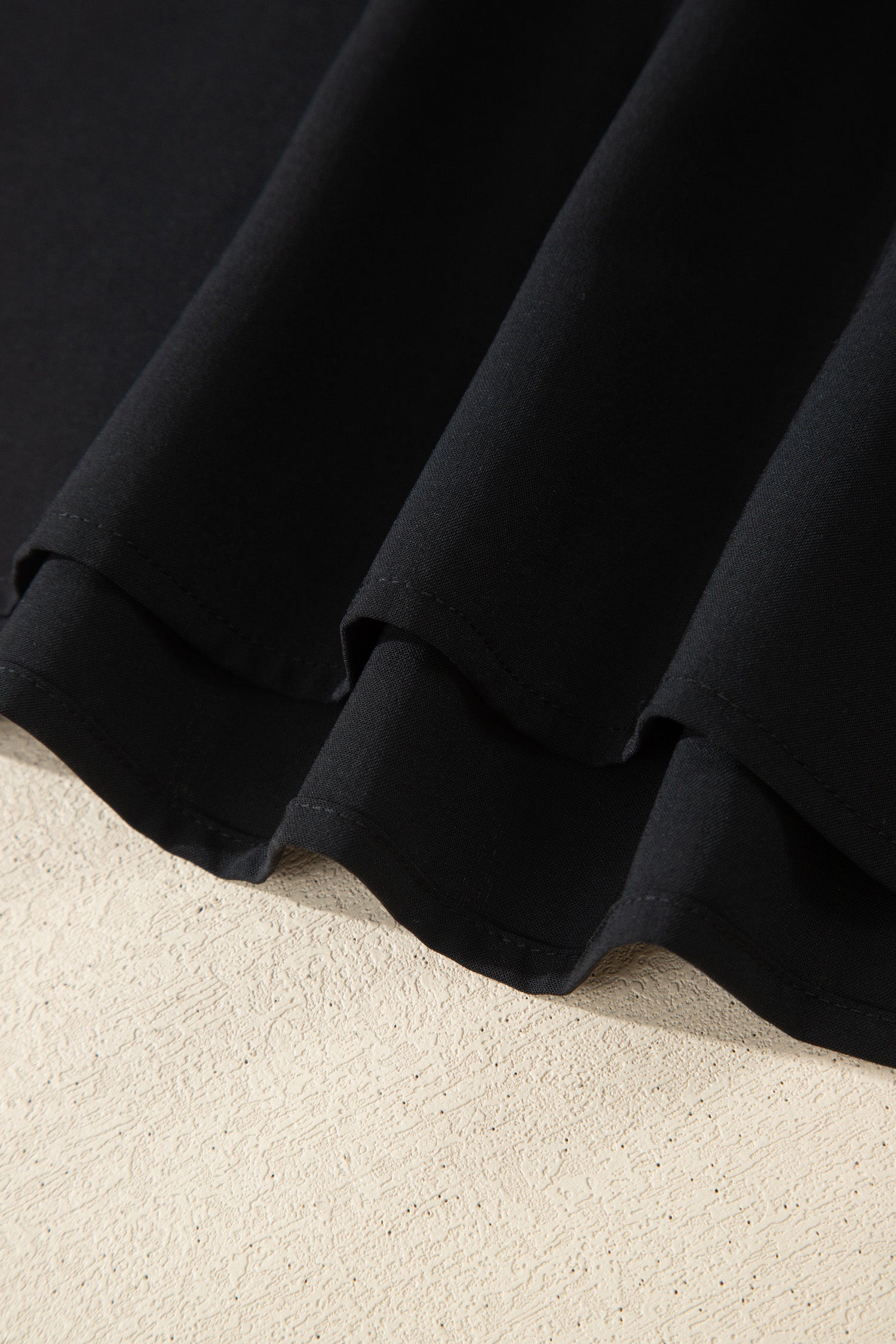 Black Bow Decor Backless Short Sleeve Shift Mini Dress S-XL