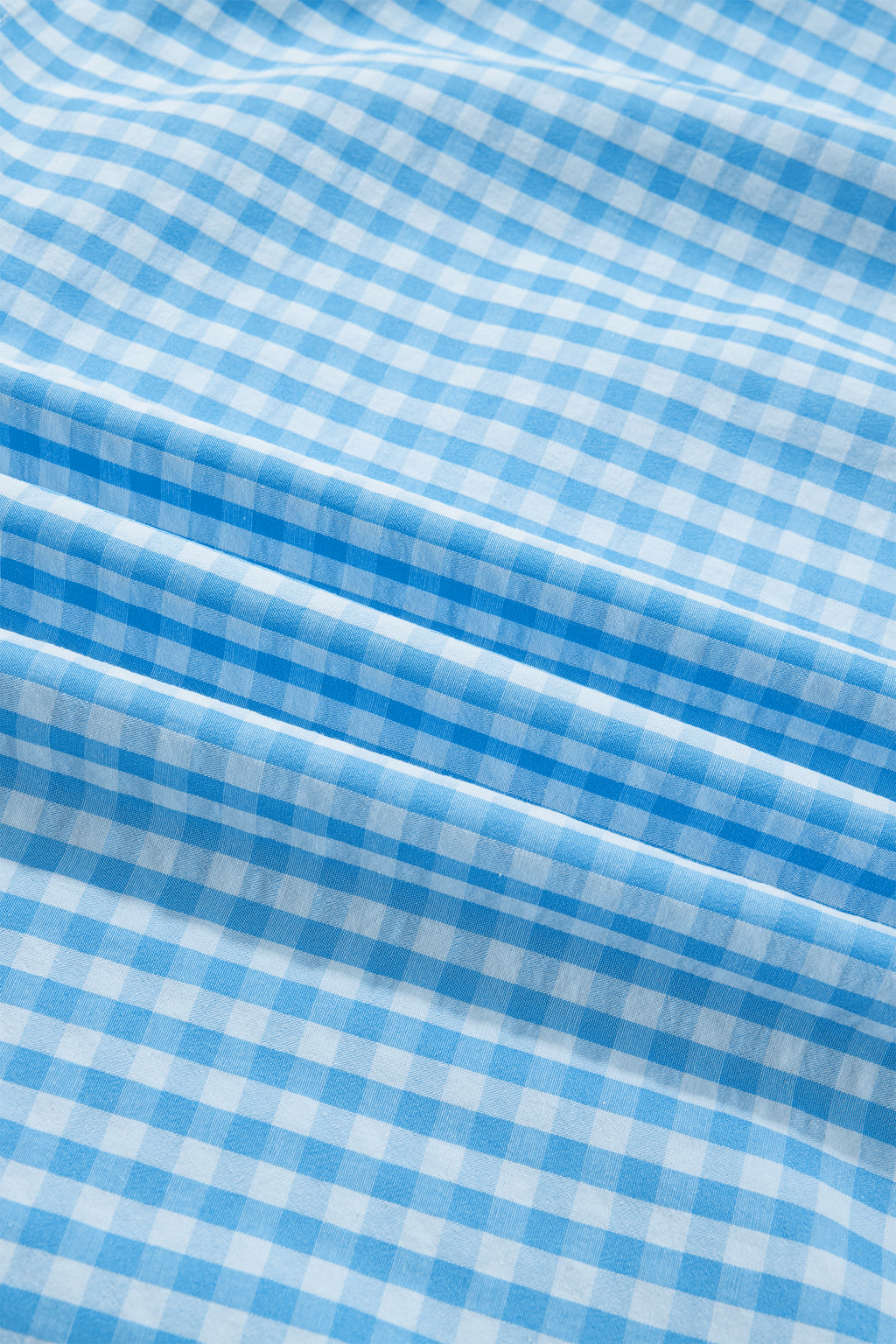 Women's Sky Blue Gingham Knot Back Ruffled Short Sleeve Maxi Dress at LivelyLooks