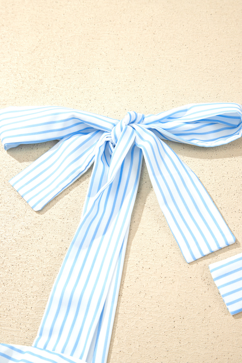 Sky Blue Floral Knot Strap 2pcs Short Set | Sizes 8–22