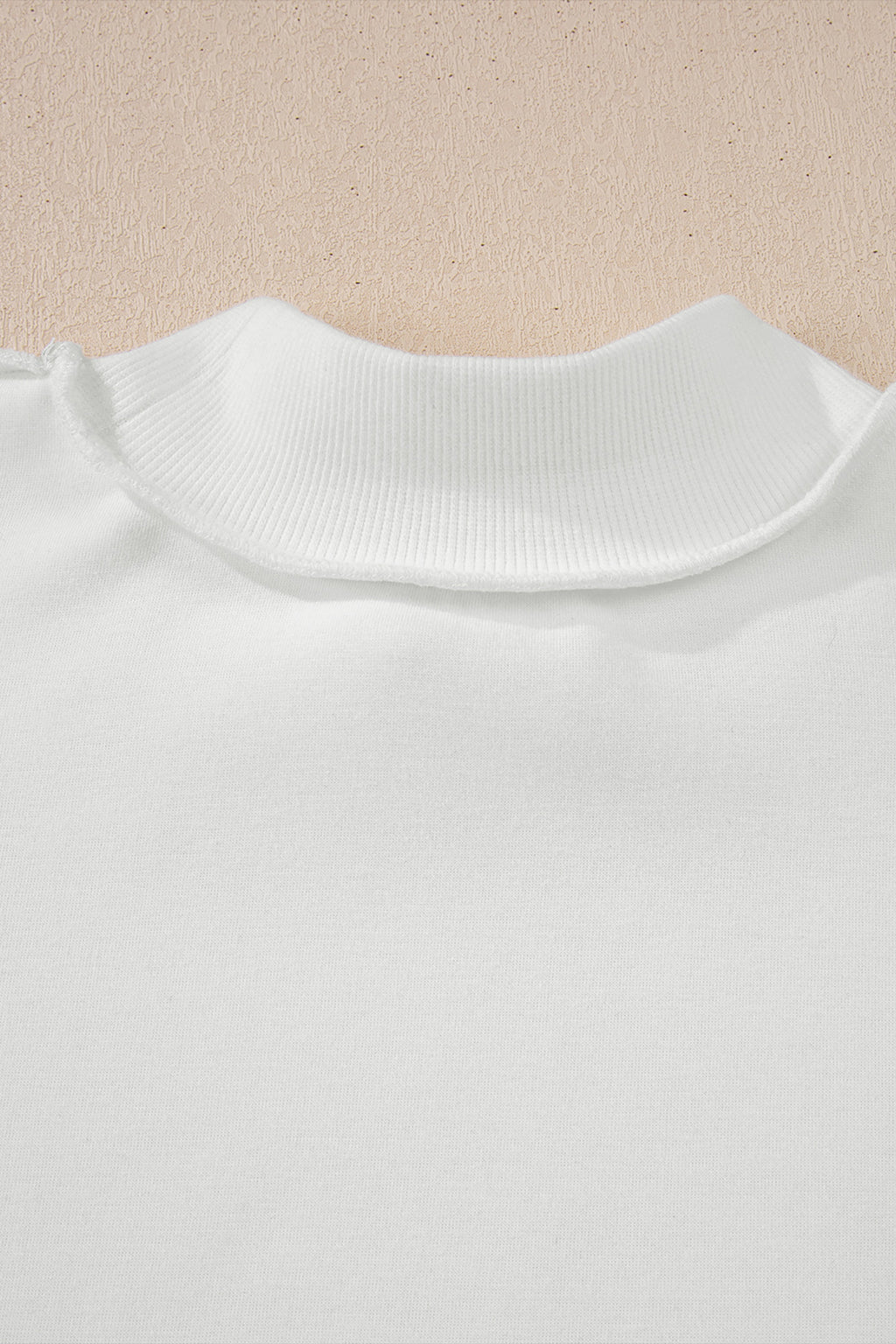 Carrot Oversized Reversible Sweatshirt Drop Shoulder Mock Neck Women S-XL