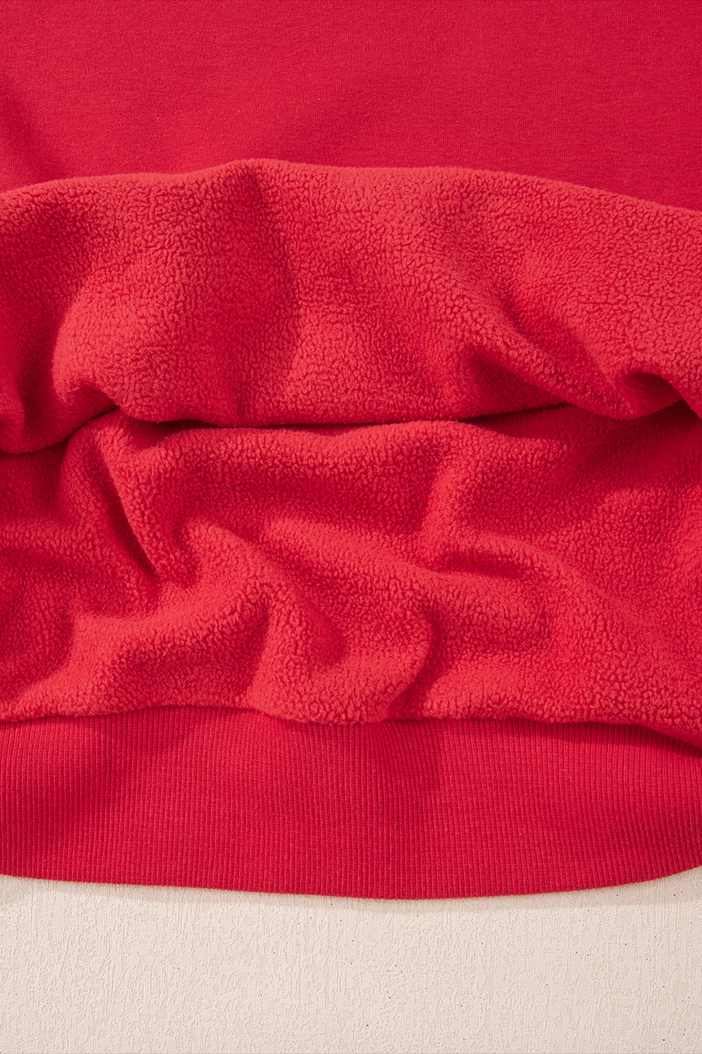 Carrot Oversized Reversible Sweatshirt Drop Shoulder Mock Neck Women S-XL