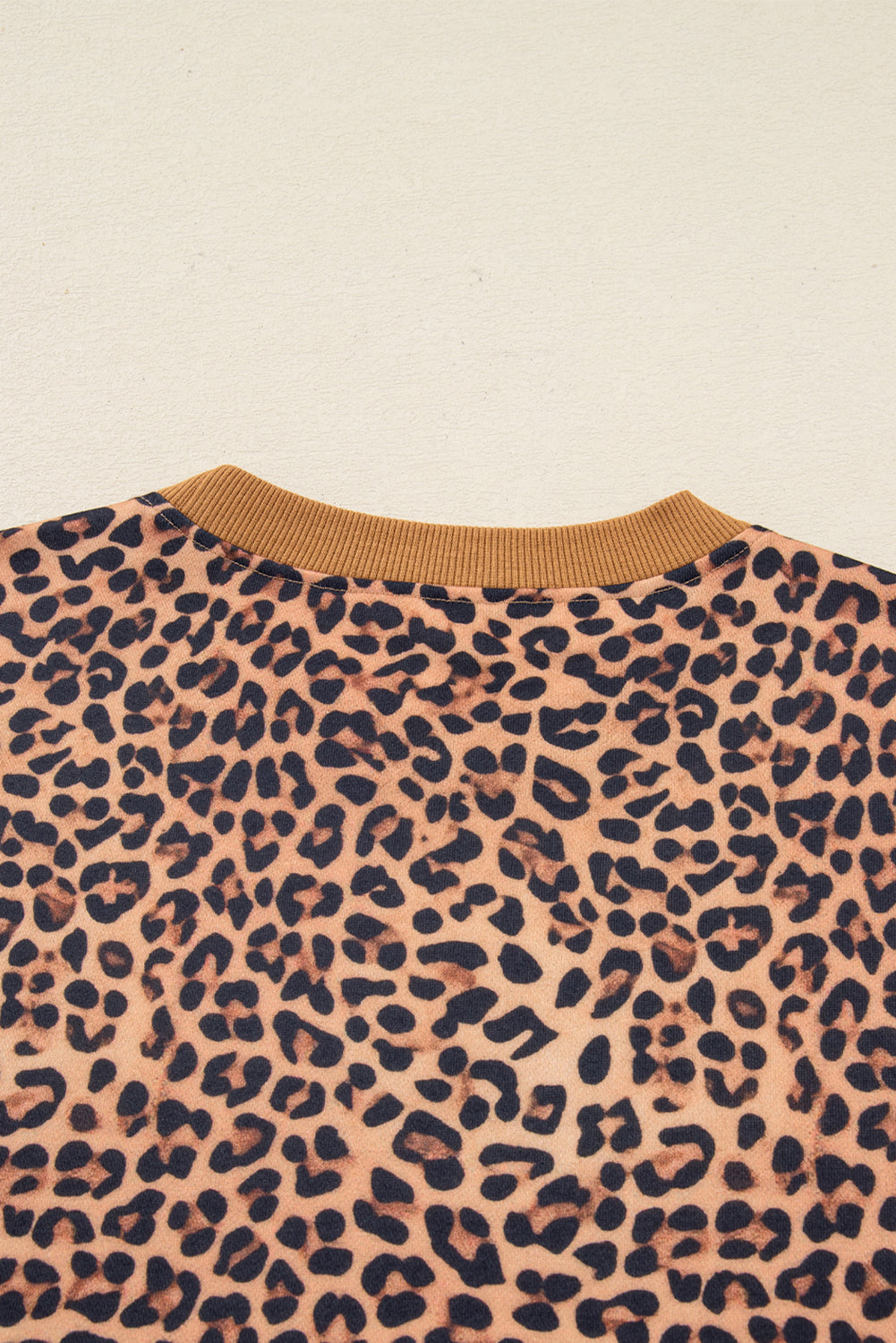 Khaki Leopard Pullover & Pants Set with Bow Embroidery | UK 8–22