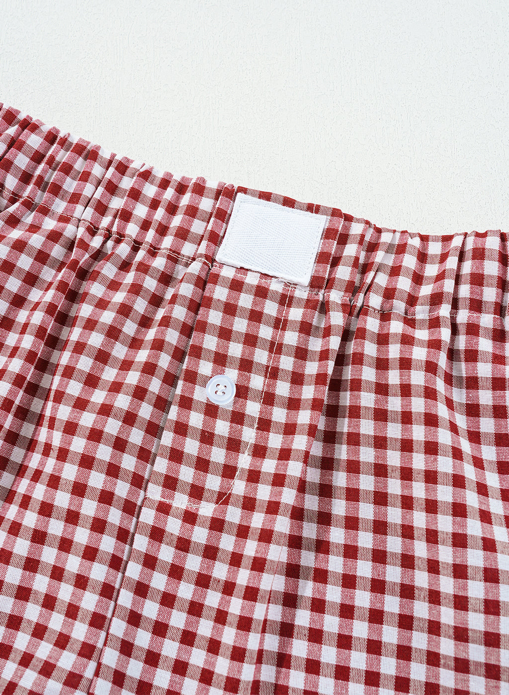 Shop Gingham Print High Waist Casual Shorts S-2XL at LivelyLooks