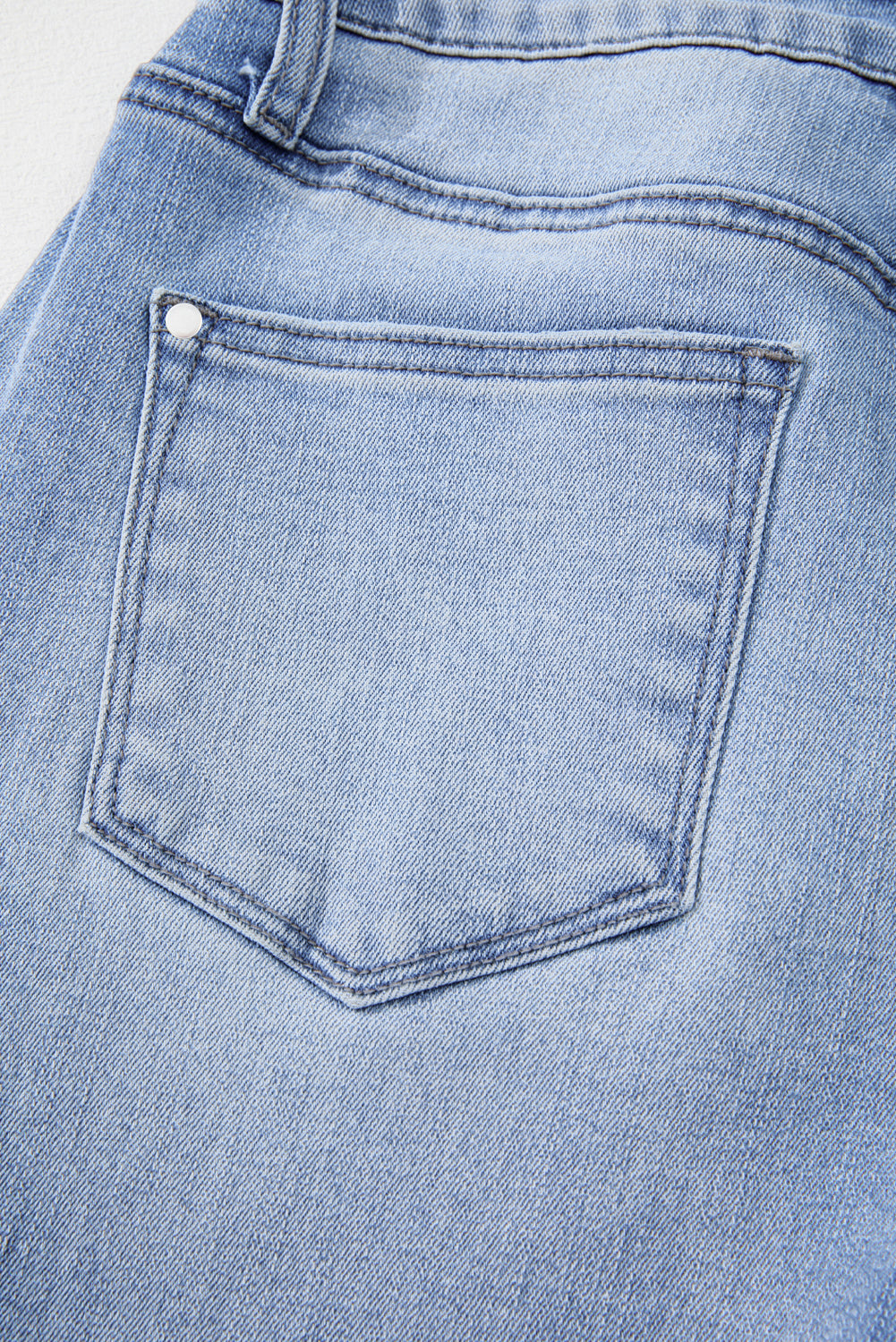 Women's Women's Mineral Wash Flared Jeans Raw Hem High Waist Sizes 4-16 at LivelyLooks