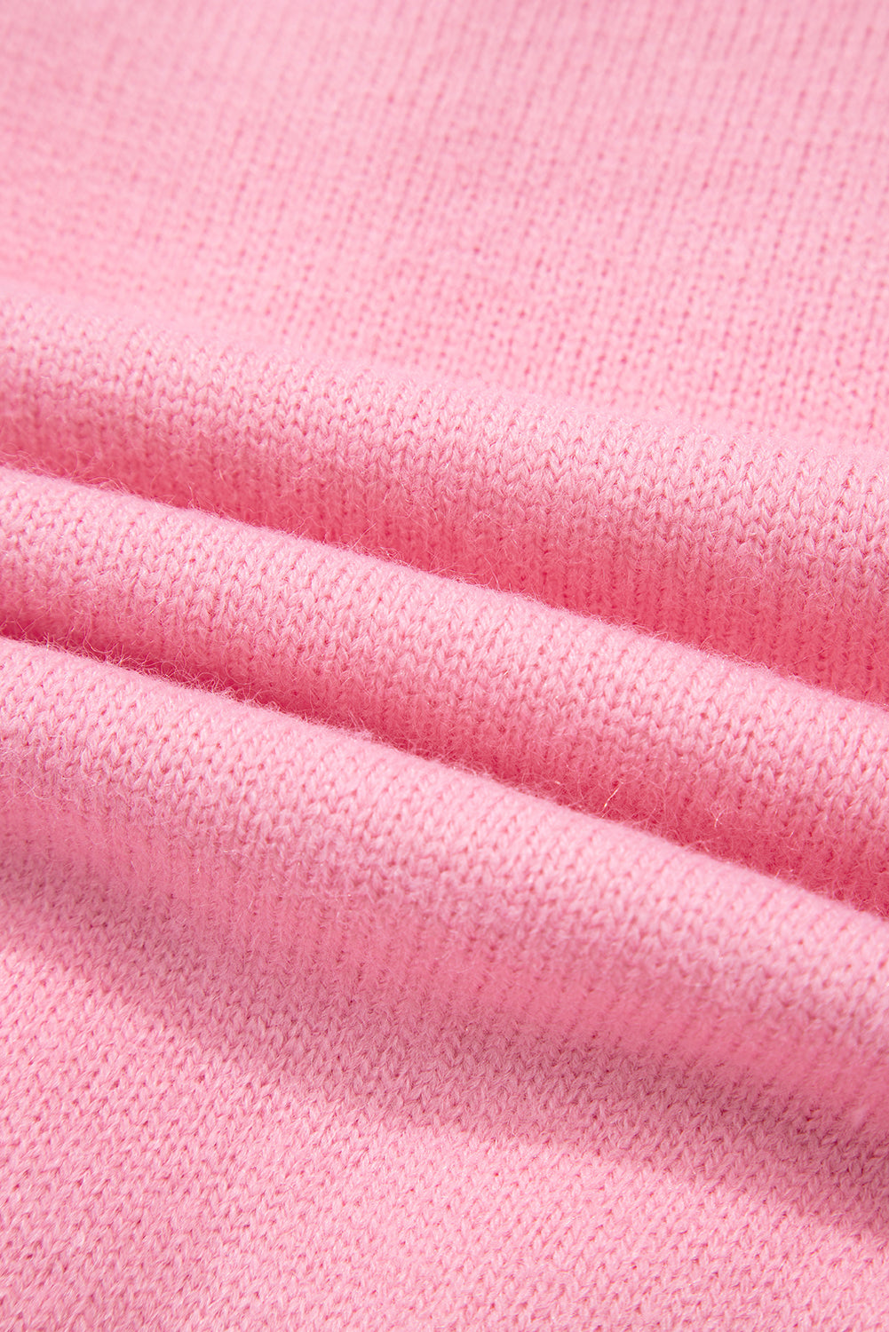 Women's Pink Floral Knit Button-Up Cardigan Cosy & Cute at LivelyLooks