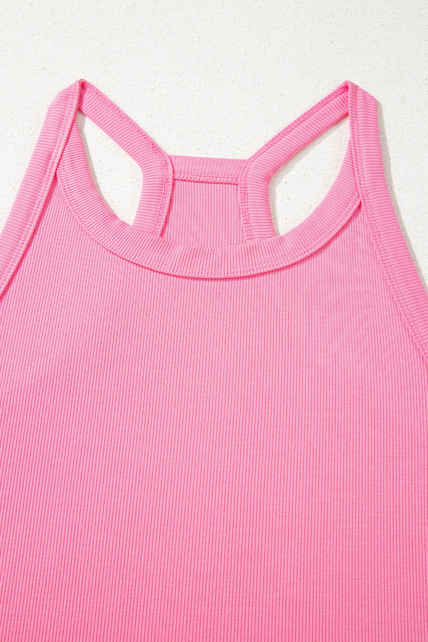 Ribbed Tank Top & Sweatpants Co-ord Set | Yellow Cream, Sky Blue, Pink, Green