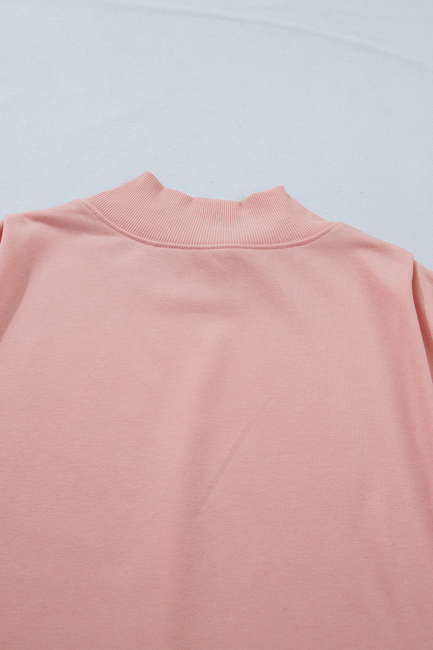 High Neck Cap Sleeve Loose Top White Pink Mint Green Grey Myosotis Orange Black S-XL