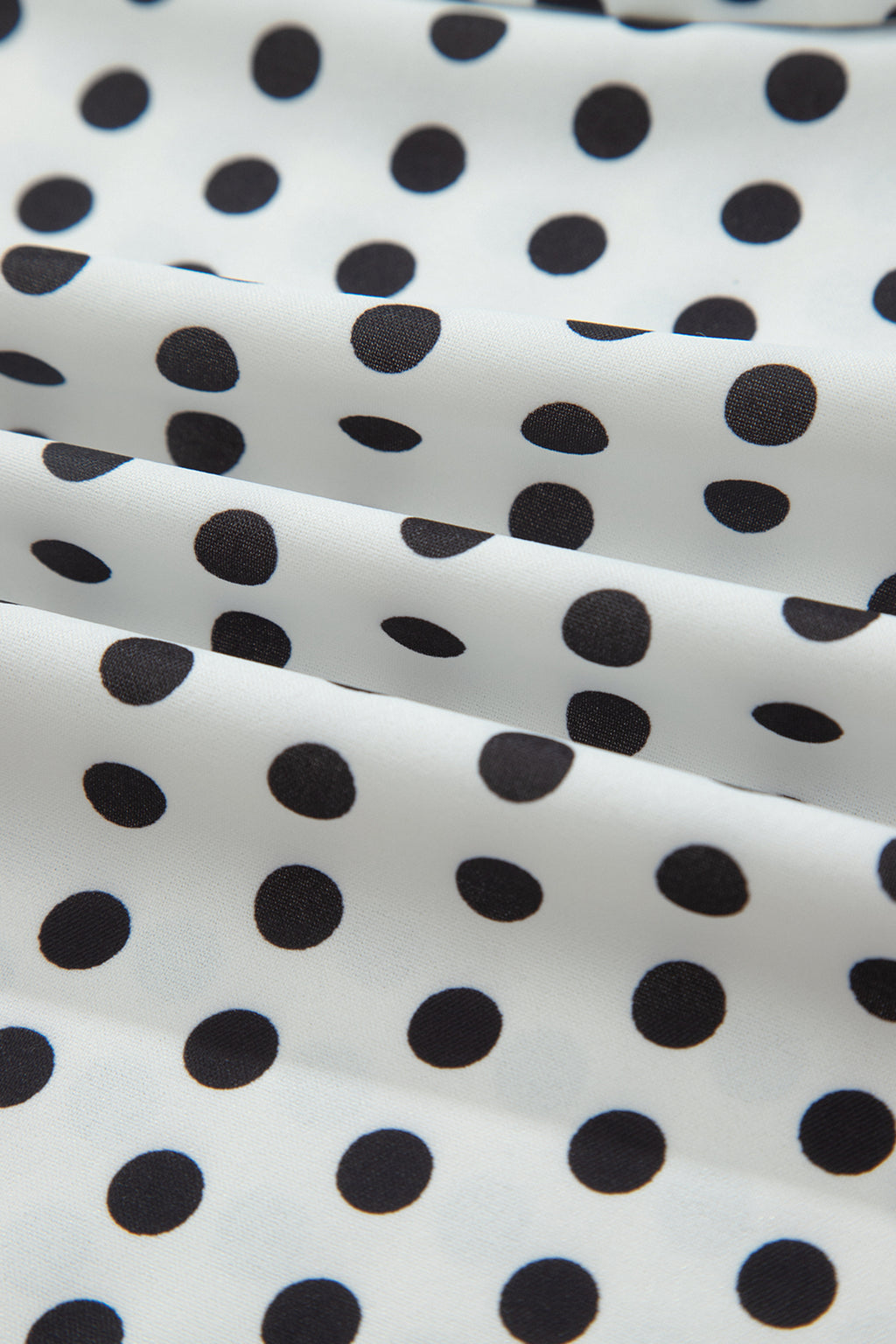 White Polka Dot Off Shoulder Blouse | Bow Knot Short Sleeve Top